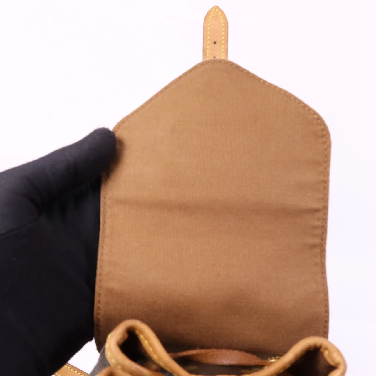 LOUIS VUITTON Montsouris M51136 背包 塗層帆布 棕色 / Brown 塗層帆布 中古品B - 縮圖 13