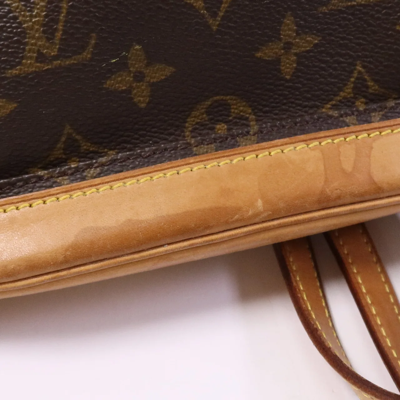 LOUIS VUITTON Montsouris M51136 背包 塗層帆布 棕色 / Brown 塗層帆布 中古品B - 縮圖 14