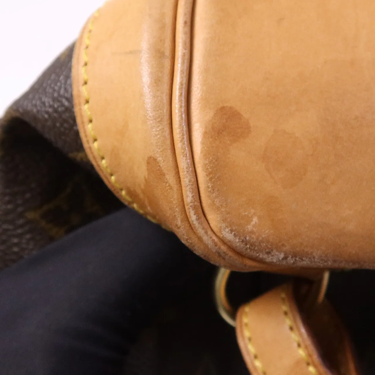 LOUIS VUITTON Montsouris M51136 背包 塗層帆布 棕色 / Brown 塗層帆布 中古品B - 縮圖 18