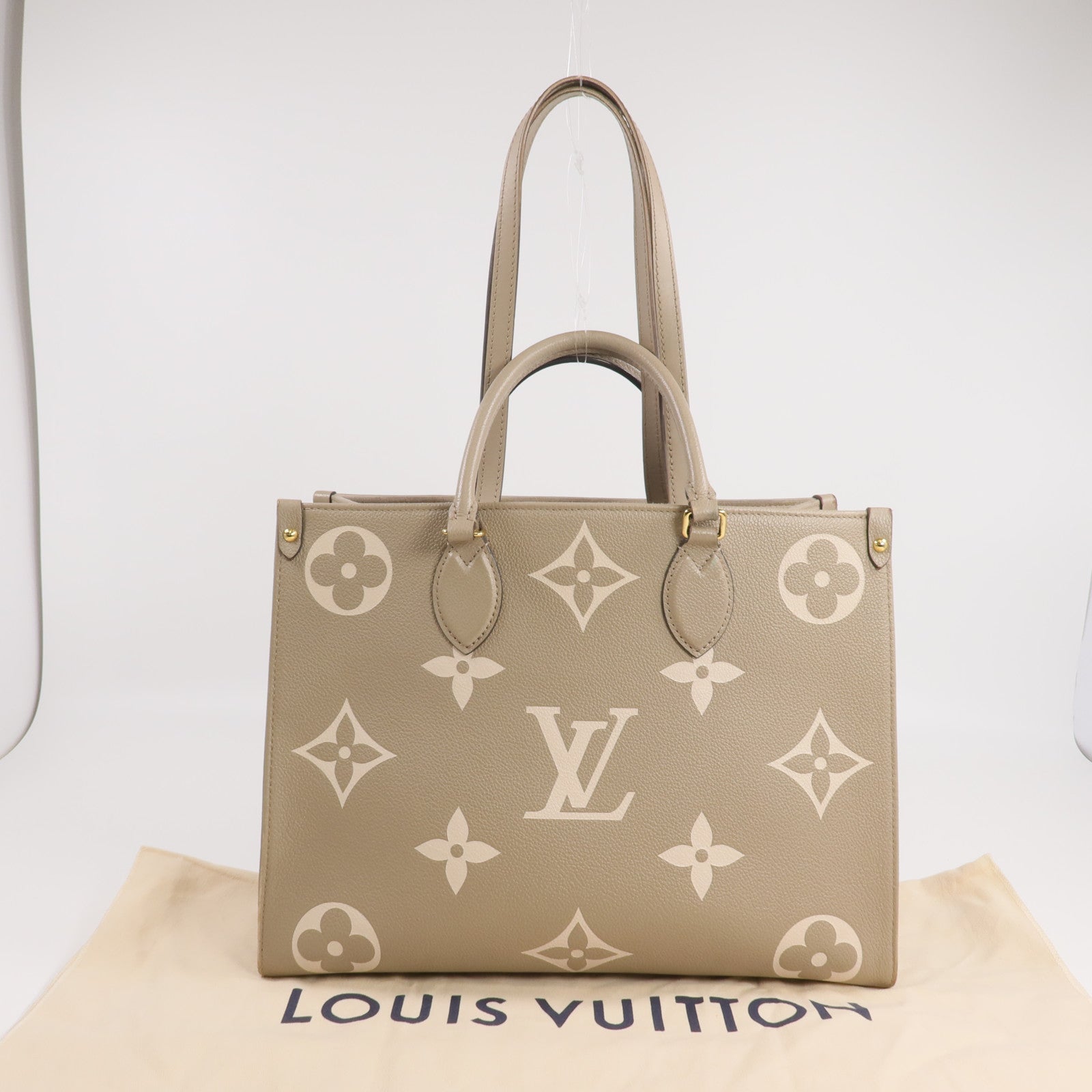 LOUIS VUITTON OnTheGo M45494 2-Way Bag Calfskin 18
