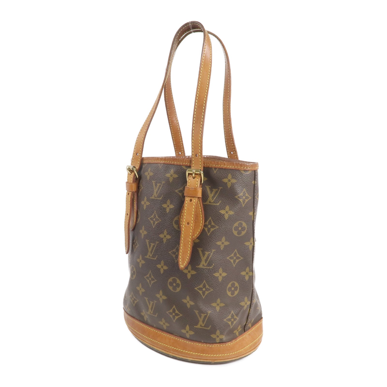 LOUIS VUITTON Bucket M42238 Tote Bag Coated Canvas 3