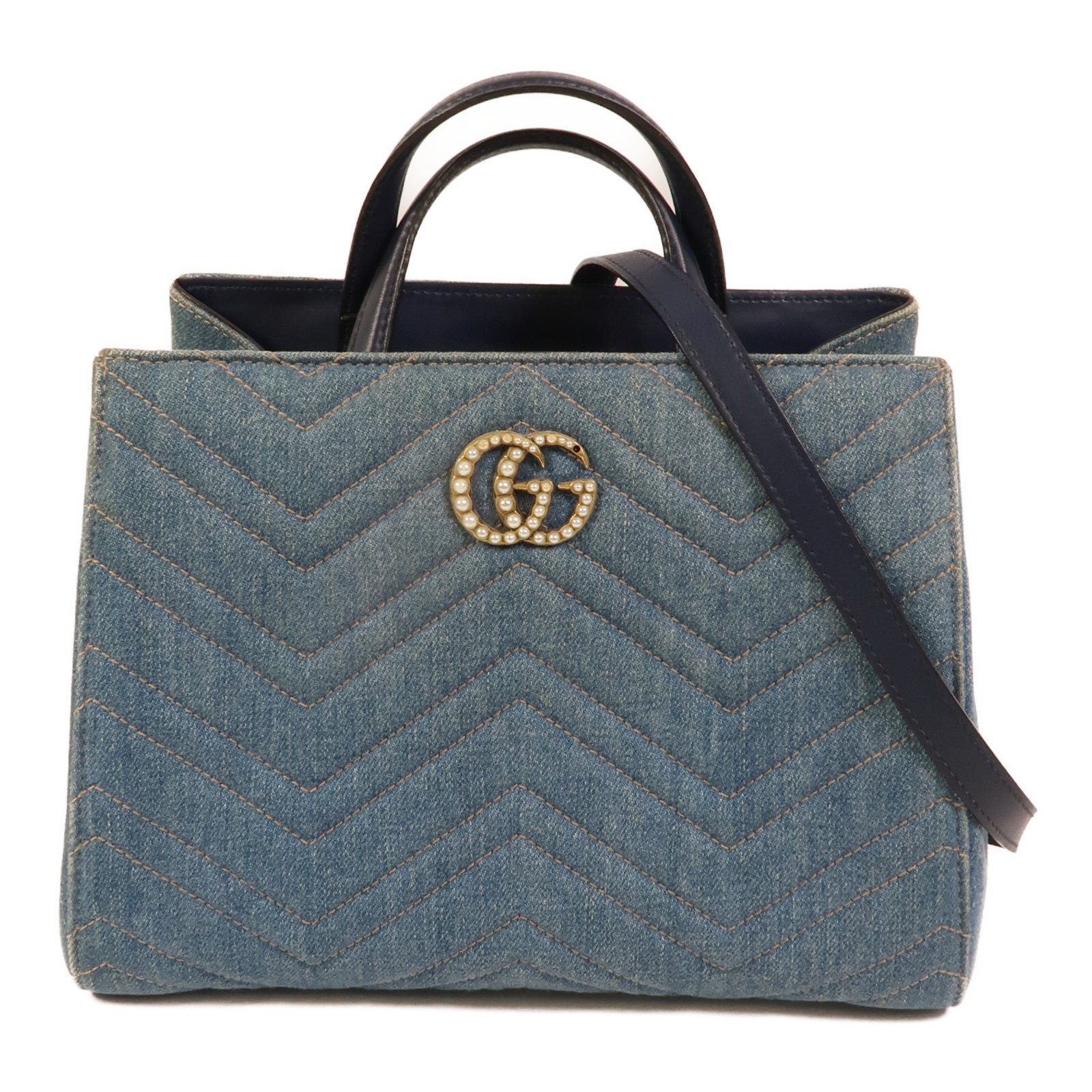 LOUIS VUITTON 448054 兩用包 denim