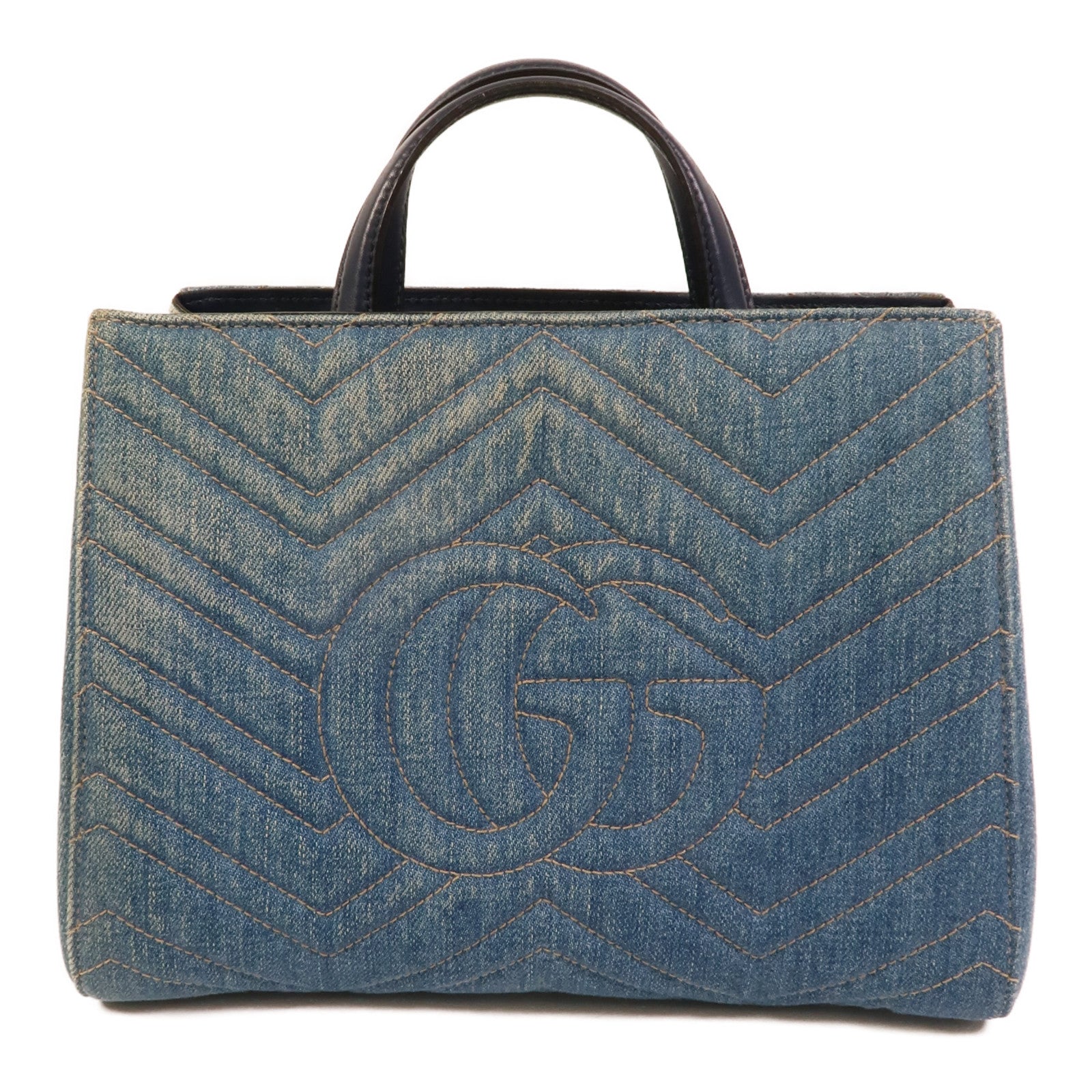 LOUIS VUITTON 448054 兩用包 denim 2
