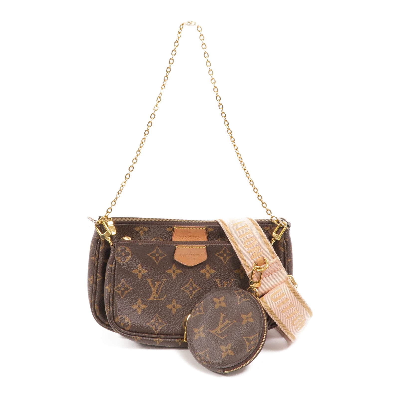 LOUIS VUITTON Multi Pochette M44813 2-Way Bag Coated Canvas