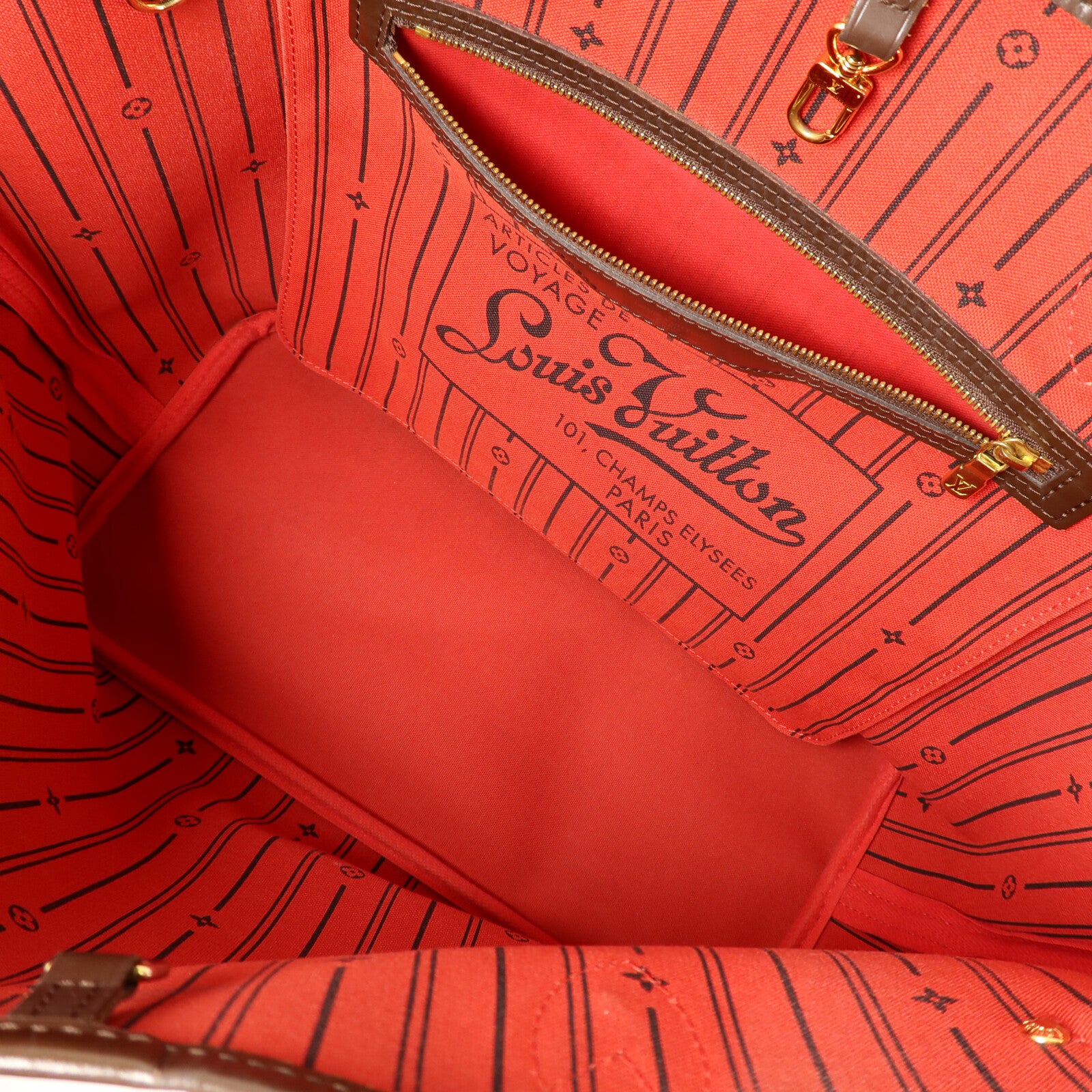 LOUIS VUITTON Neverfull N51105 托特包 塗層帆布 5