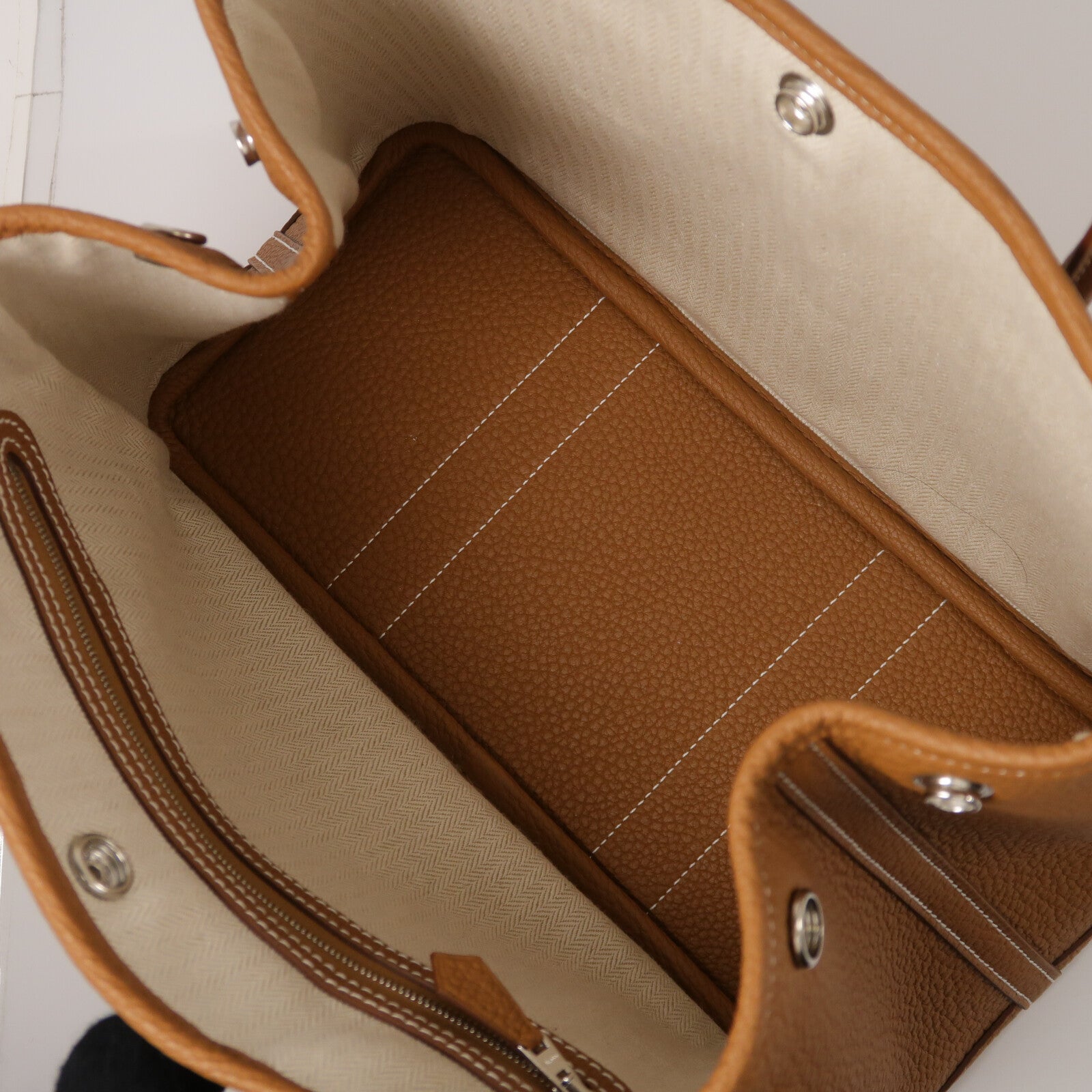 LOUIS VUITTON Tote Bag Calfskin 5