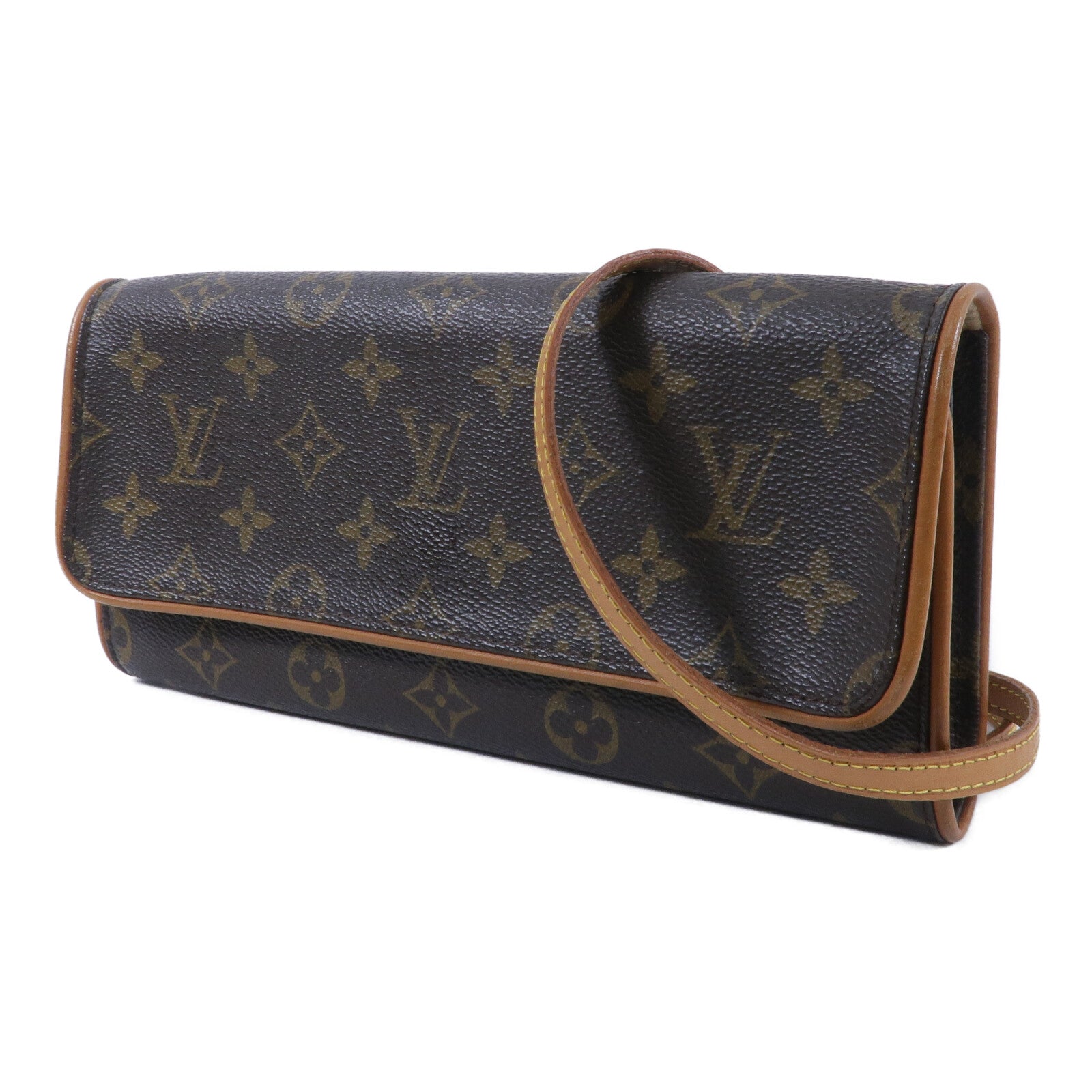 LOUIS VUITTON Pochette Twin M51852 Shoulder Bag Coated Canvas 3