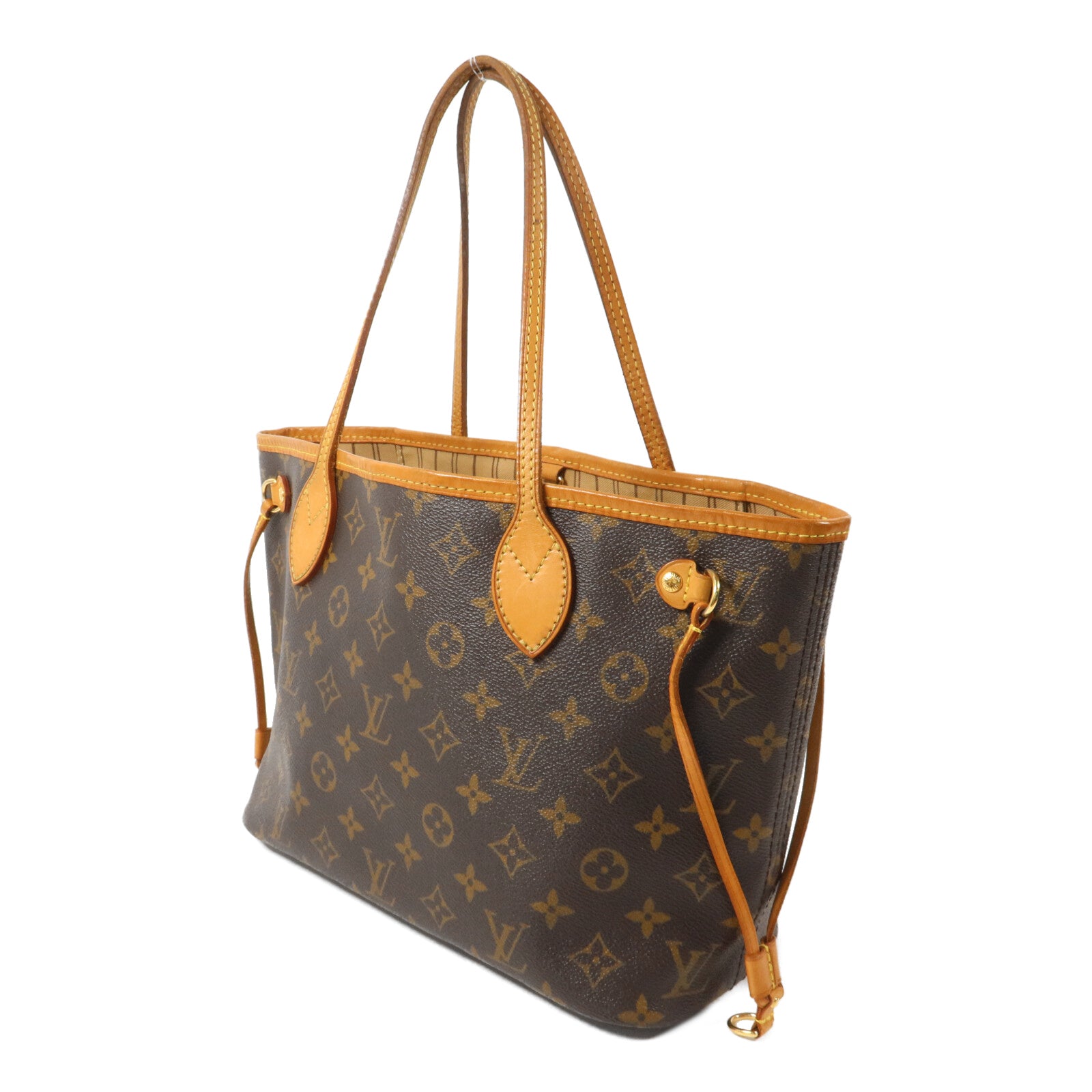 LOUIS VUITTON Neverfull M40155 Tote Bag Coated Canvas 3