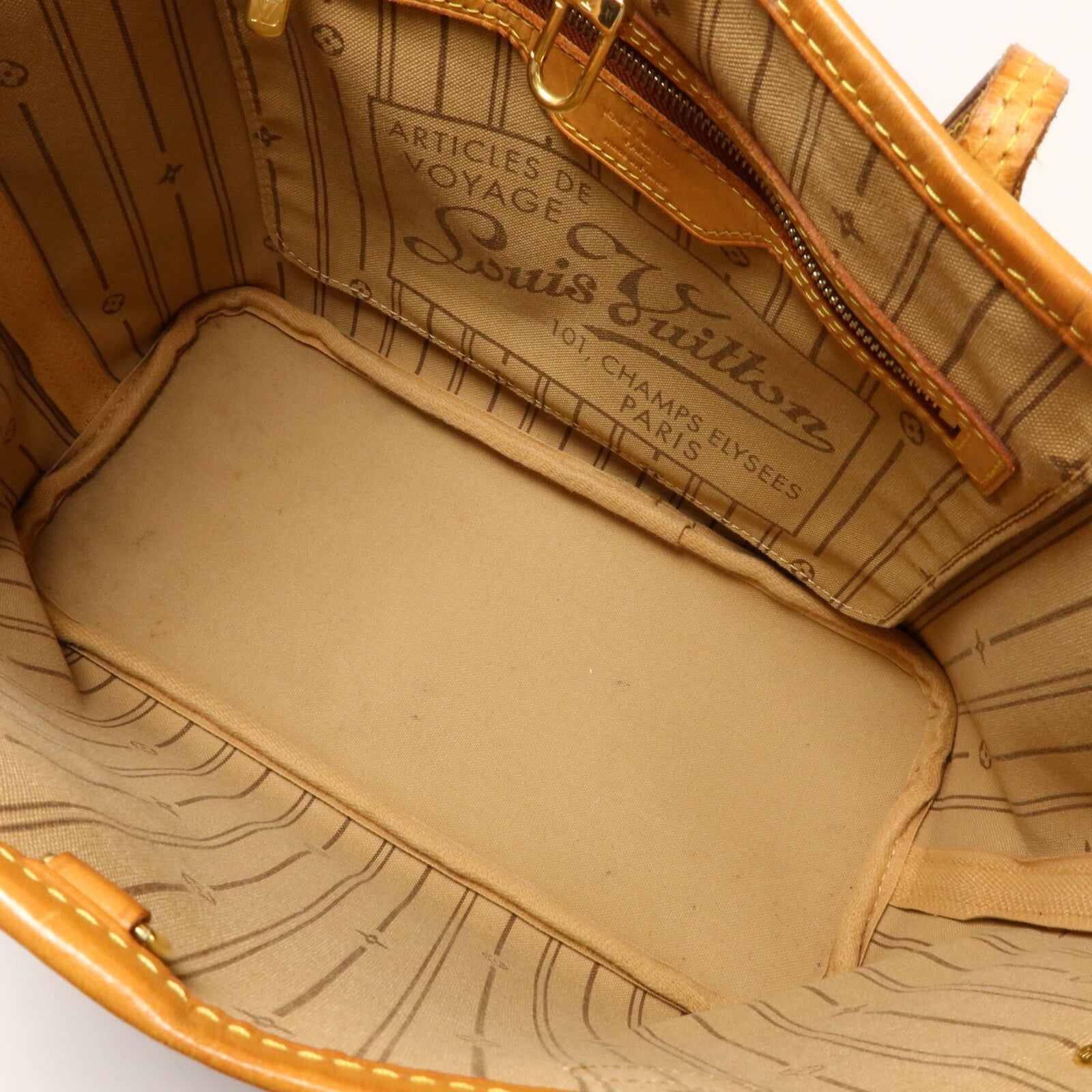 LOUIS VUITTON Neverfull M40155 Tote Bag Coated Canvas 5