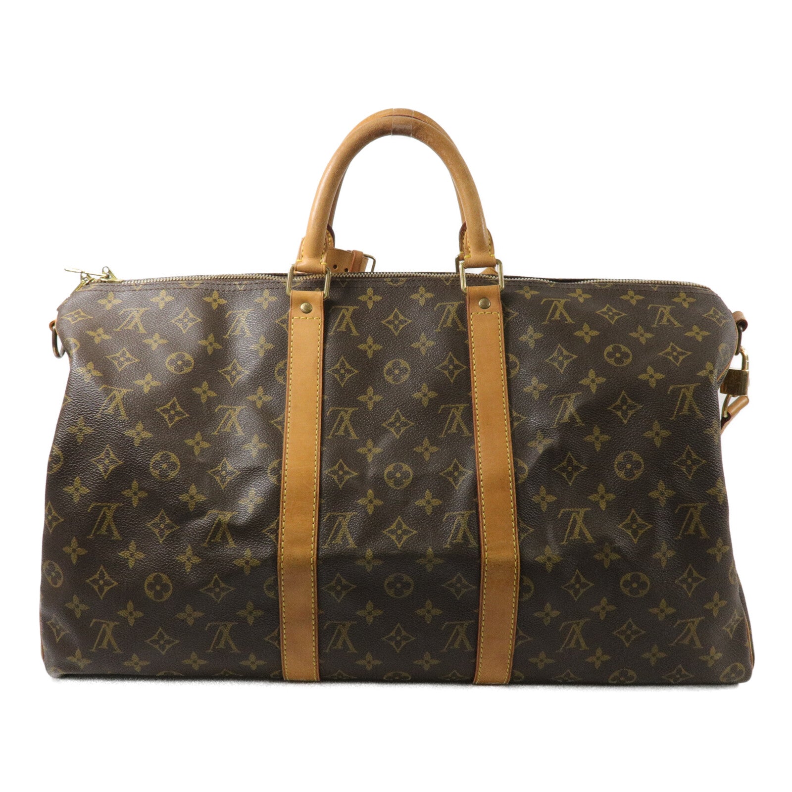LOUIS VUITTON Keepall M41416 波士頓包 塗層帆布 2