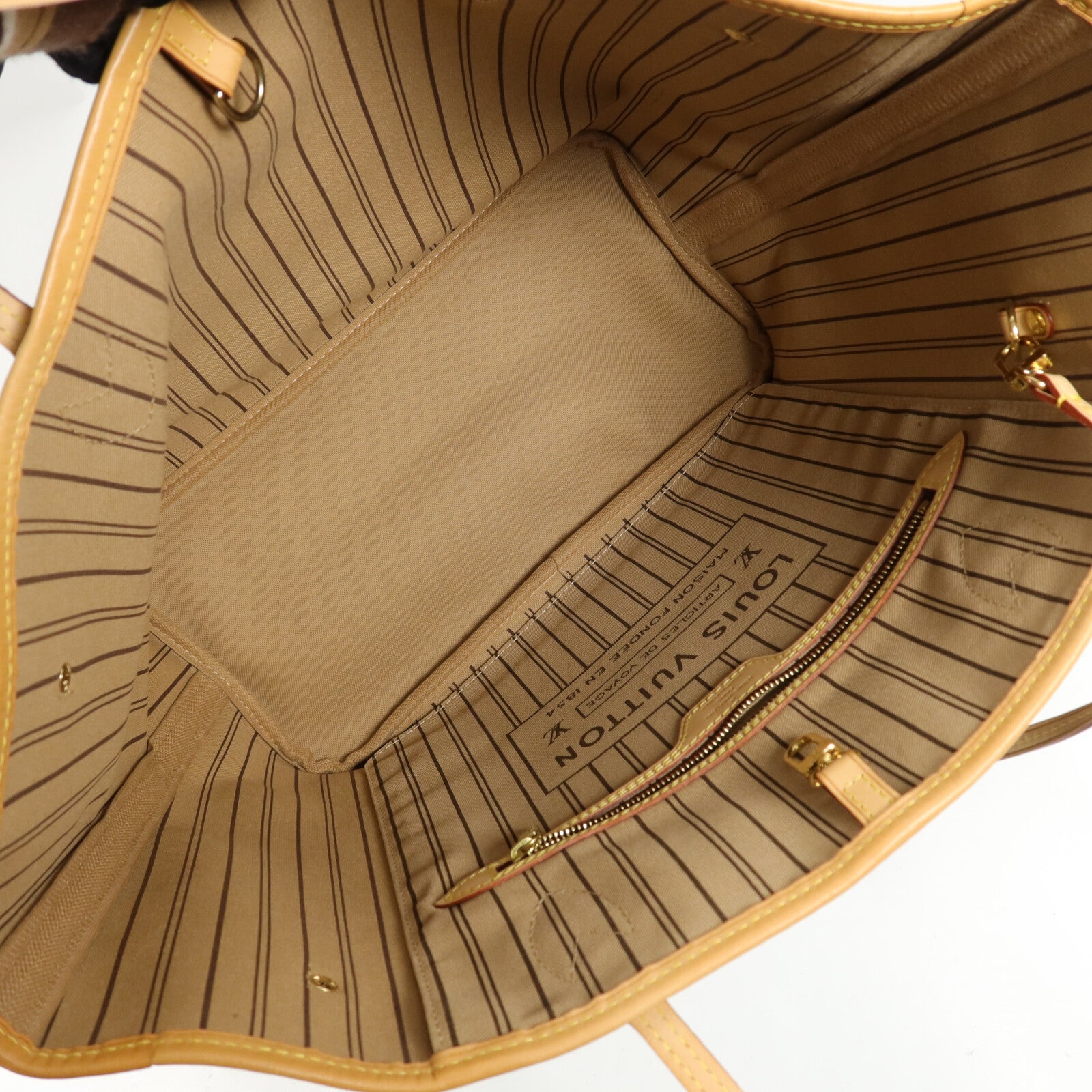LOUIS VUITTON Neverfull M40995 托特包 塗層帆布 5