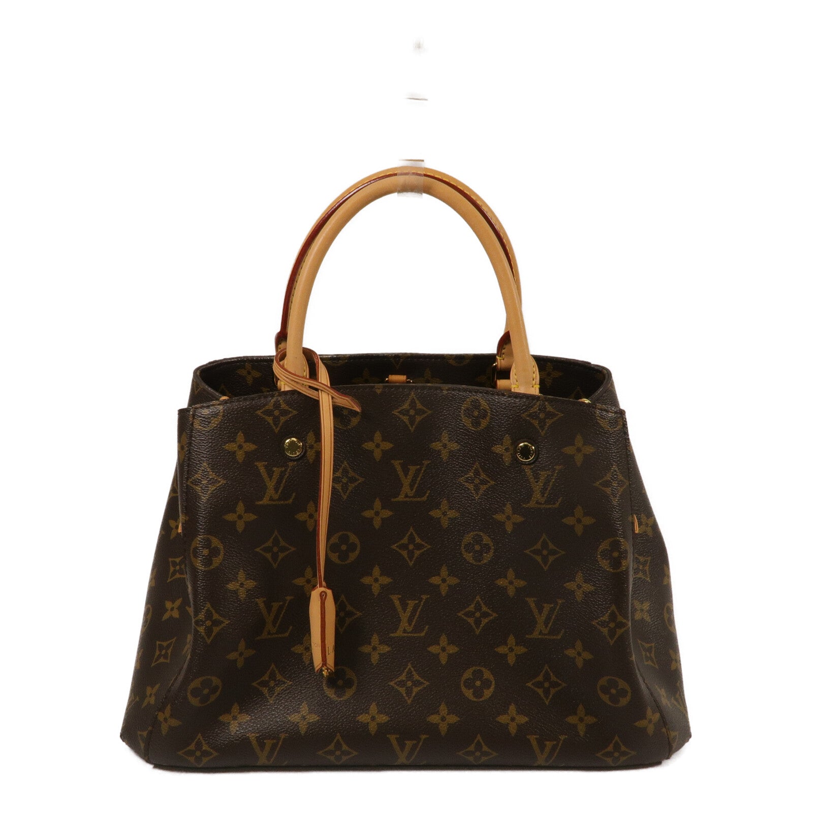 LOUIS VUITTON Montaigne M41056 2-Way Bag Coated Canvas