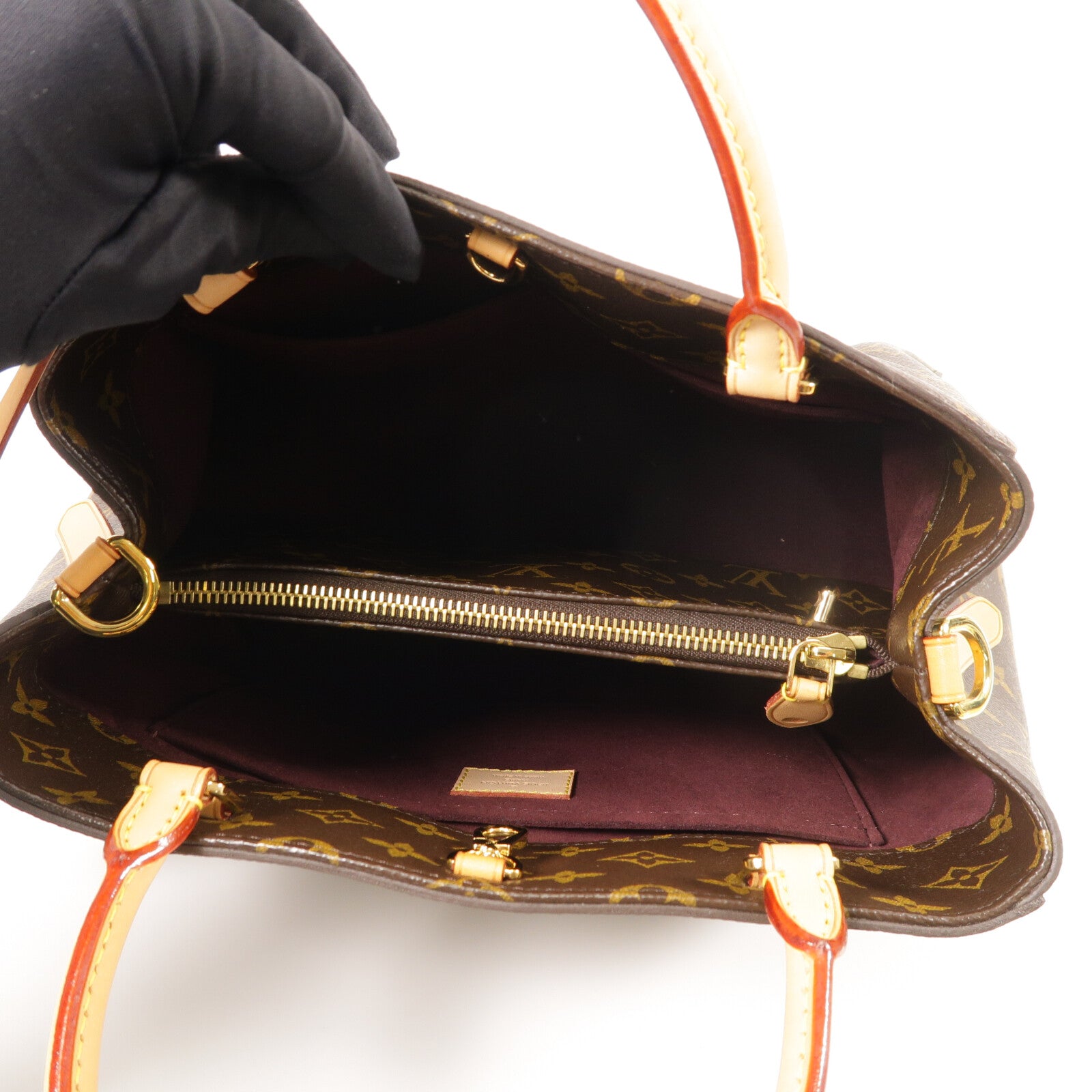 LOUIS VUITTON Montaigne M41056 2-Way Bag Coated Canvas 5