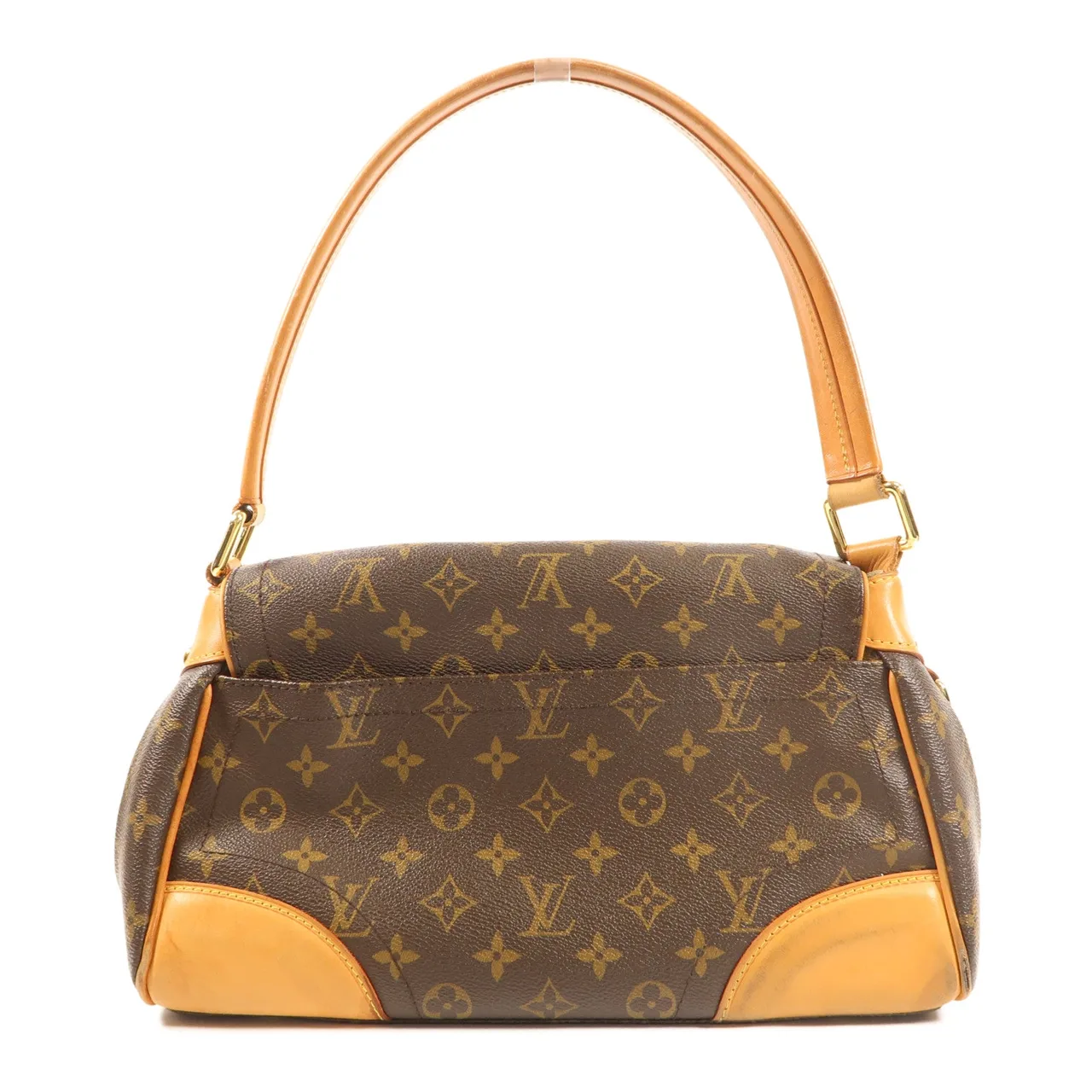 LOUIS VUITTON Beverly M40121 肩背包 塗層帆布 棕色 塗層帆布 中古品B - 縮圖 2
