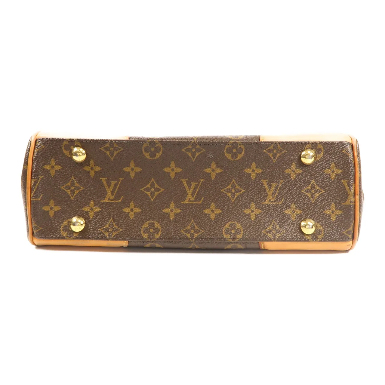 LOUIS VUITTON Beverly M40121 肩背包 塗層帆布 棕色 塗層帆布 中古品B - 縮圖 4