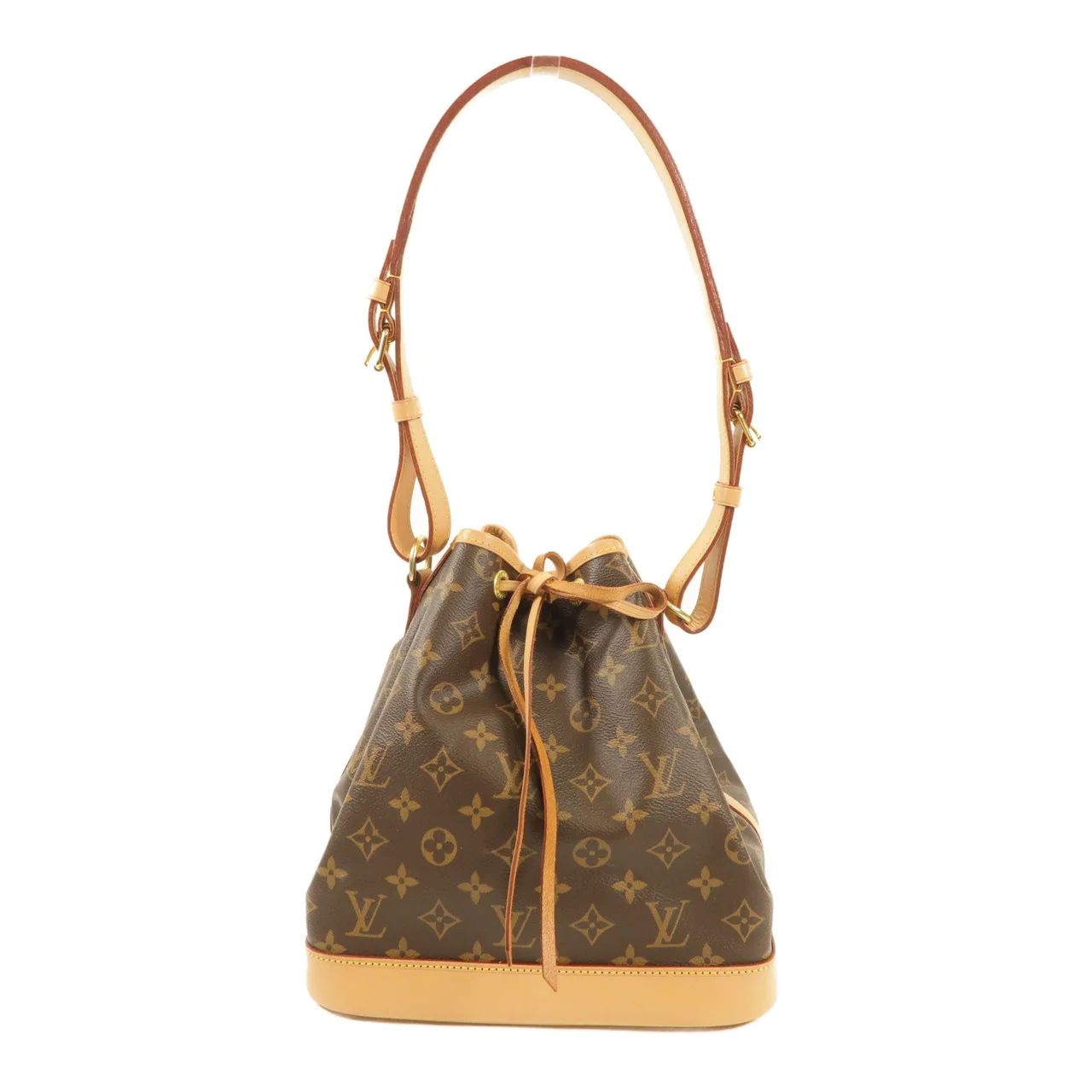 LOUIS VUITTON Noe M46984 肩背包 塗層帆布 棕色
