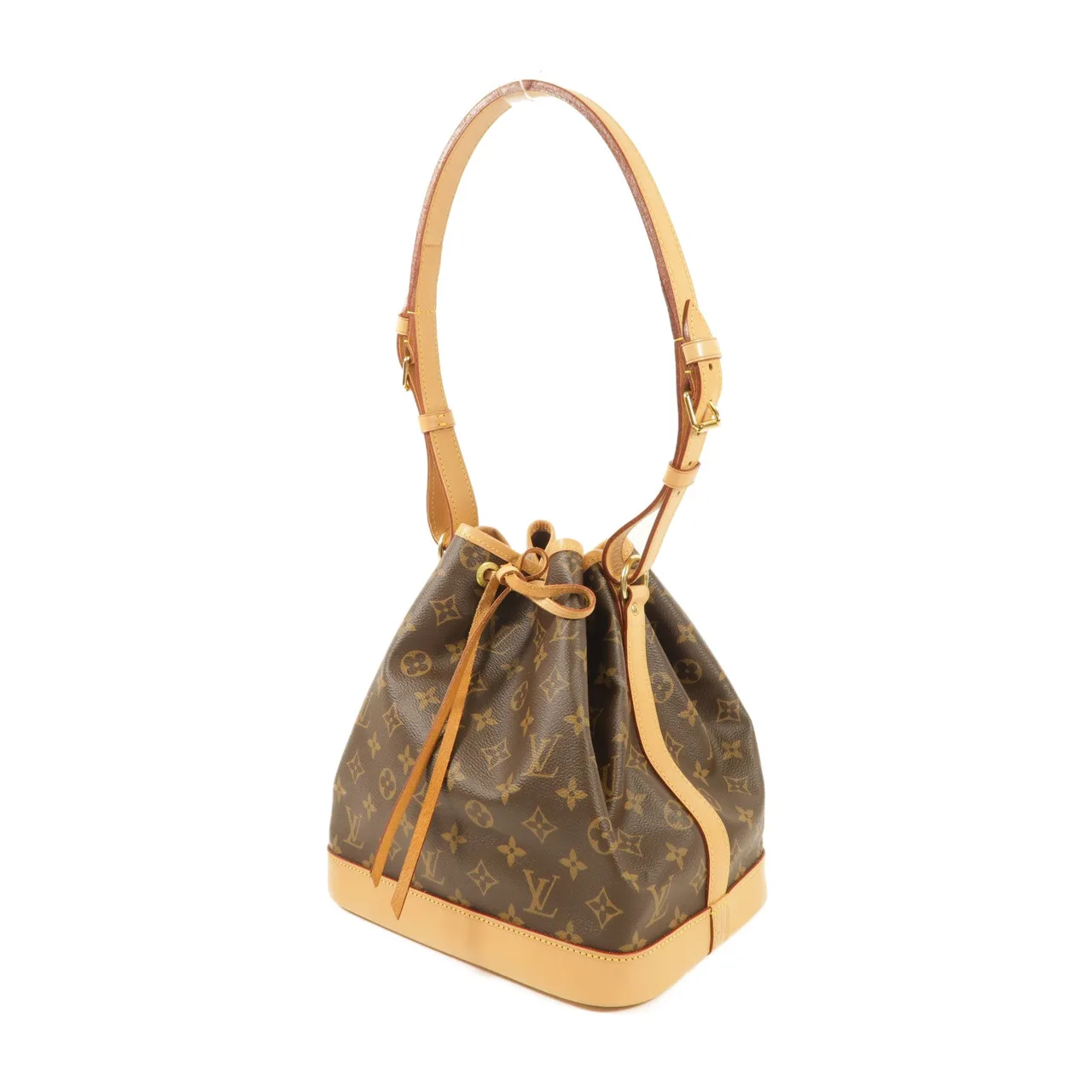 LOUIS VUITTON Noe M46984 肩背包 塗層帆布 棕色 塗層帆布 中古品A - 縮圖 3