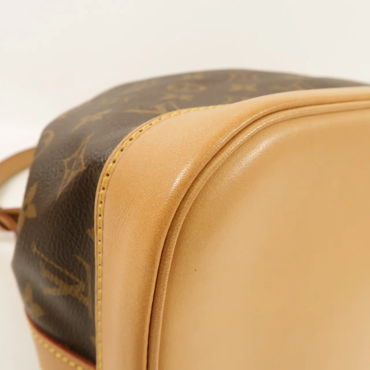 LOUIS VUITTON Noe M46984 肩背包 塗層帆布 棕色 塗層帆布 中古品A - 縮圖 7