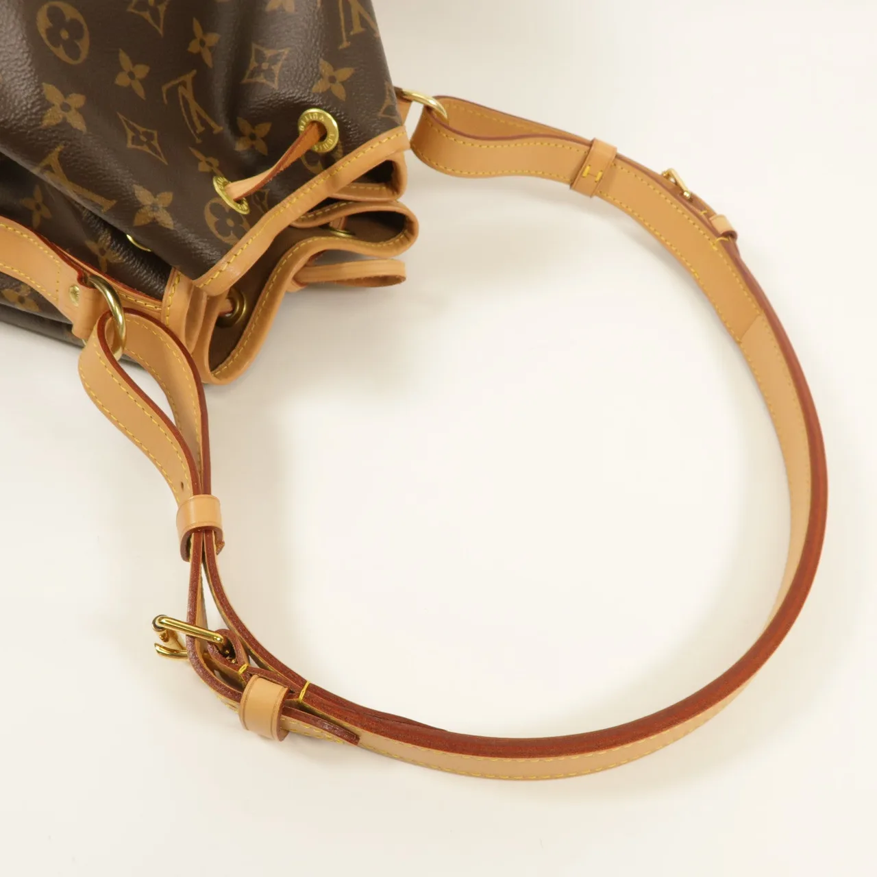 LOUIS VUITTON Noe M46984 肩背包 塗層帆布 棕色 塗層帆布 中古品A - 縮圖 11