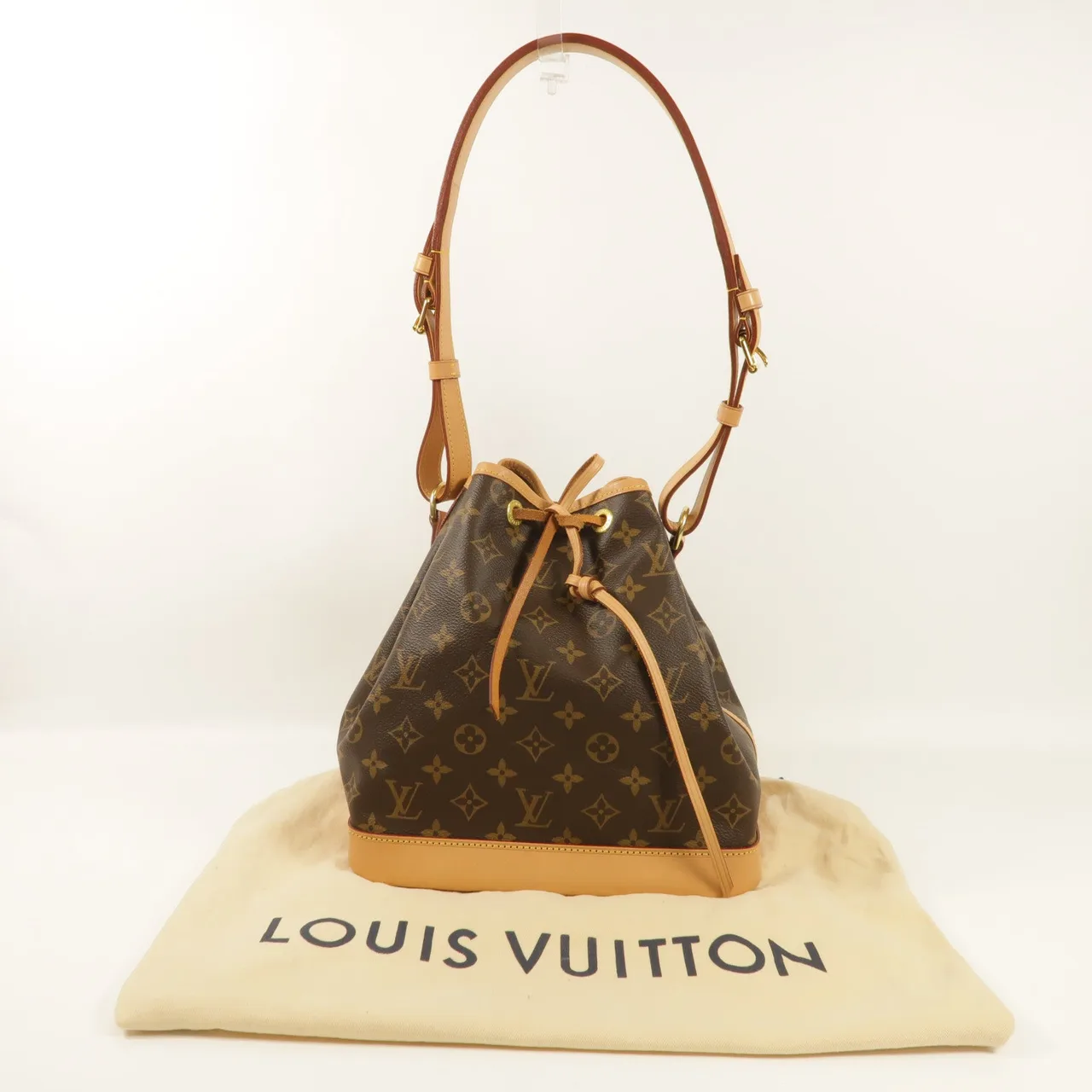 LOUIS VUITTON Noe M46984 肩背包 塗層帆布 棕色 塗層帆布 中古品A - 縮圖 15