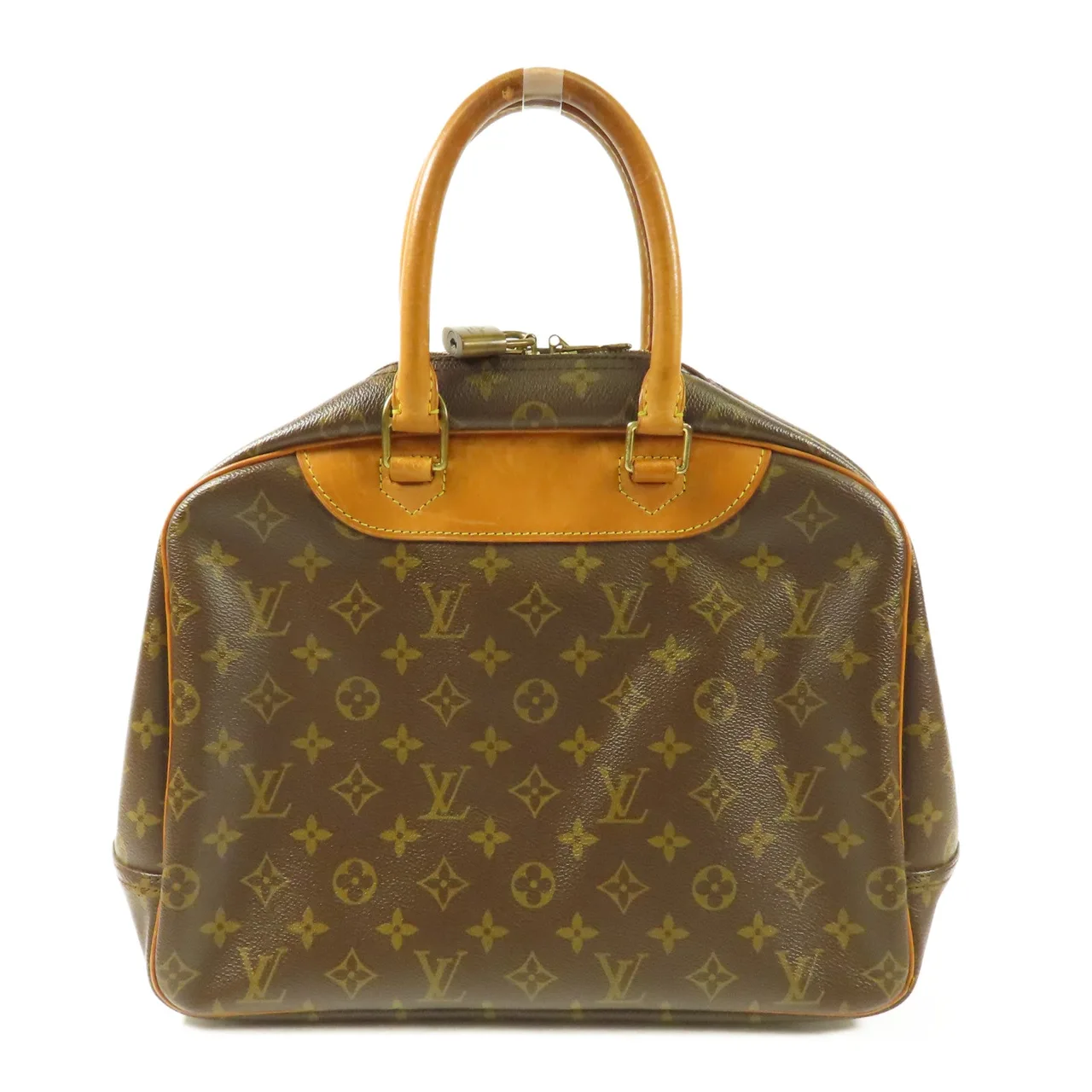 LOUIS VUITTON Deauville M47270 手提包 塗層帆布 棕色 / Brown 塗層帆布 中古品B - 縮圖 2