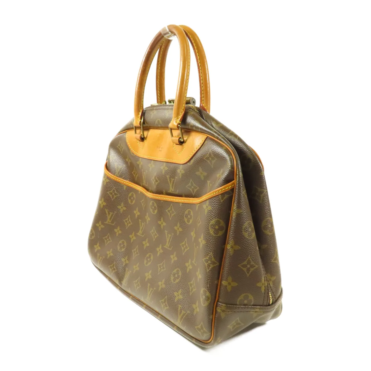 LOUIS VUITTON Deauville M47270 手提包 塗層帆布 棕色 / Brown 塗層帆布 中古品B - 縮圖 3