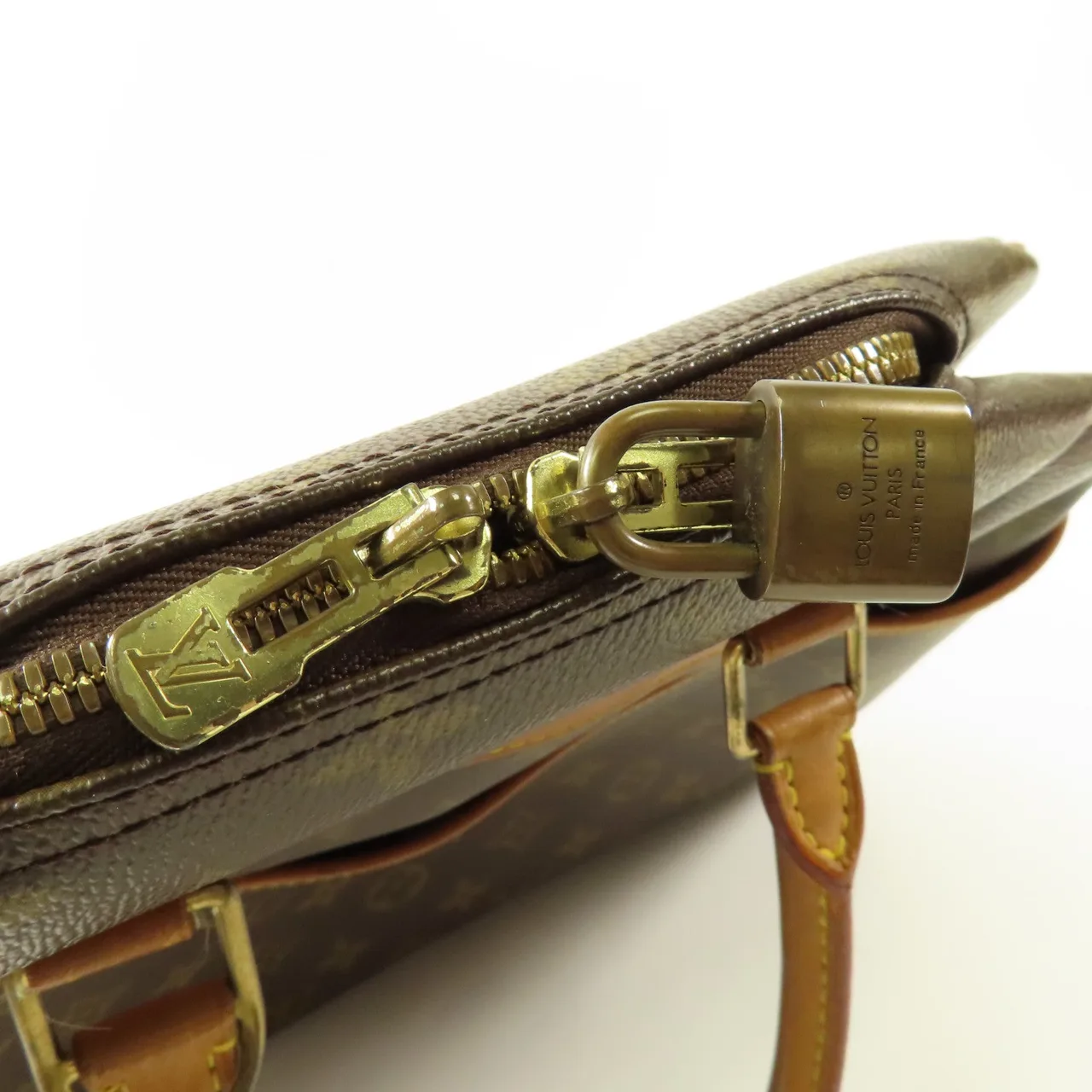 LOUIS VUITTON Deauville M47270 手提包 塗層帆布 棕色 / Brown 塗層帆布 中古品B - 縮圖 12