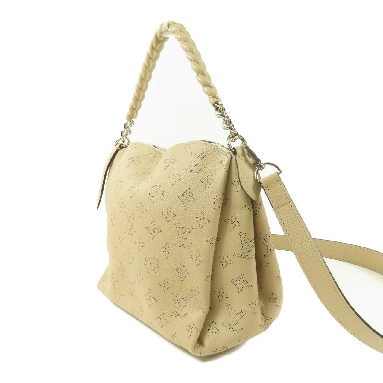 LOUIS VUITTON M51767 兩用包 牛皮 米色 牛皮 中古品B - 縮圖 3