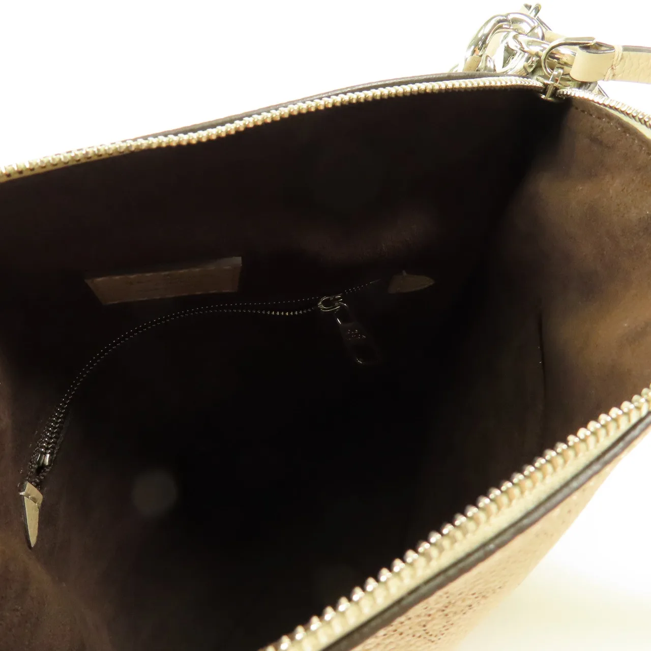 LOUIS VUITTON M51767 兩用包 牛皮 米色 牛皮 中古品B - 縮圖 10