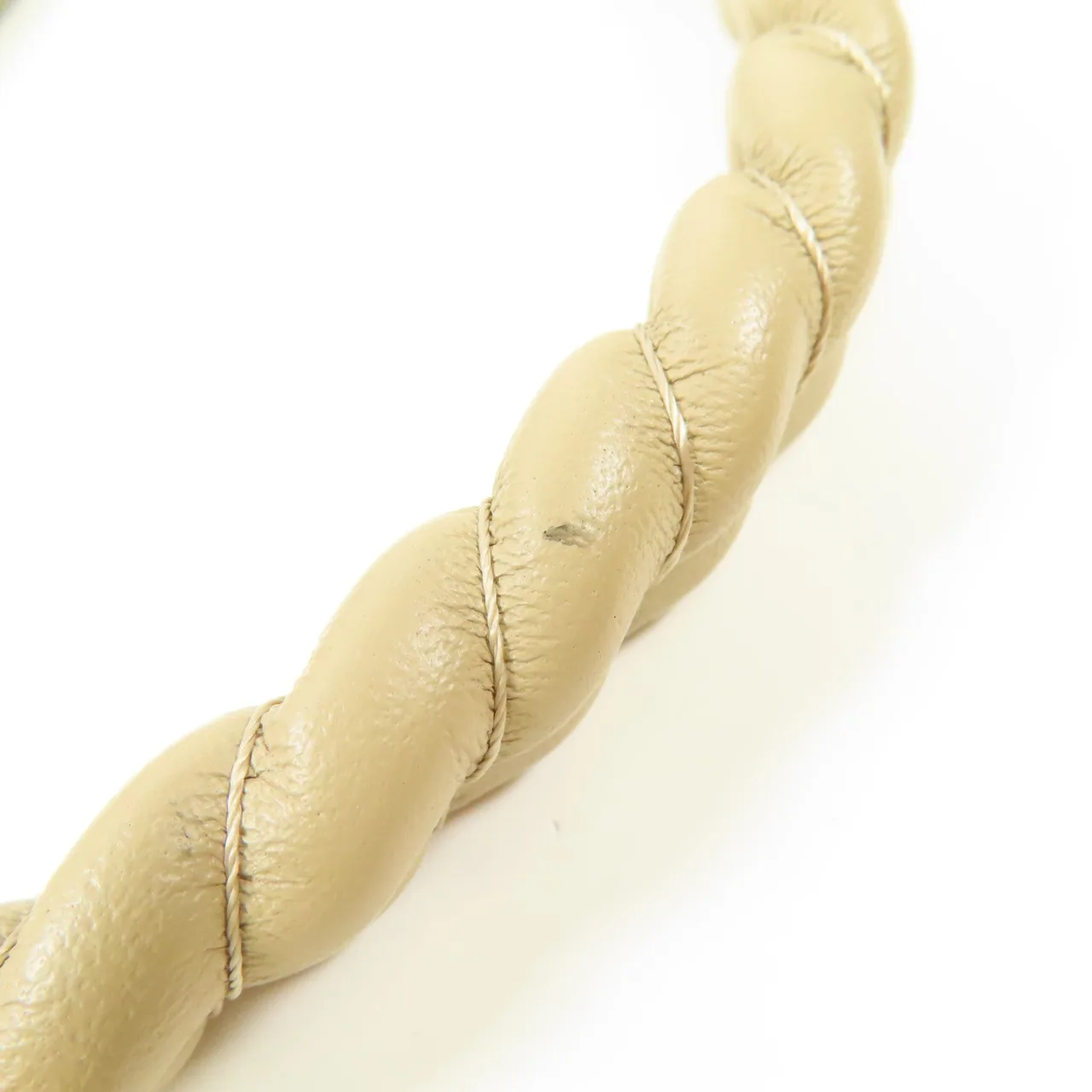 LOUIS VUITTON M51767 兩用包 牛皮 米色 牛皮 中古品B - 縮圖 13