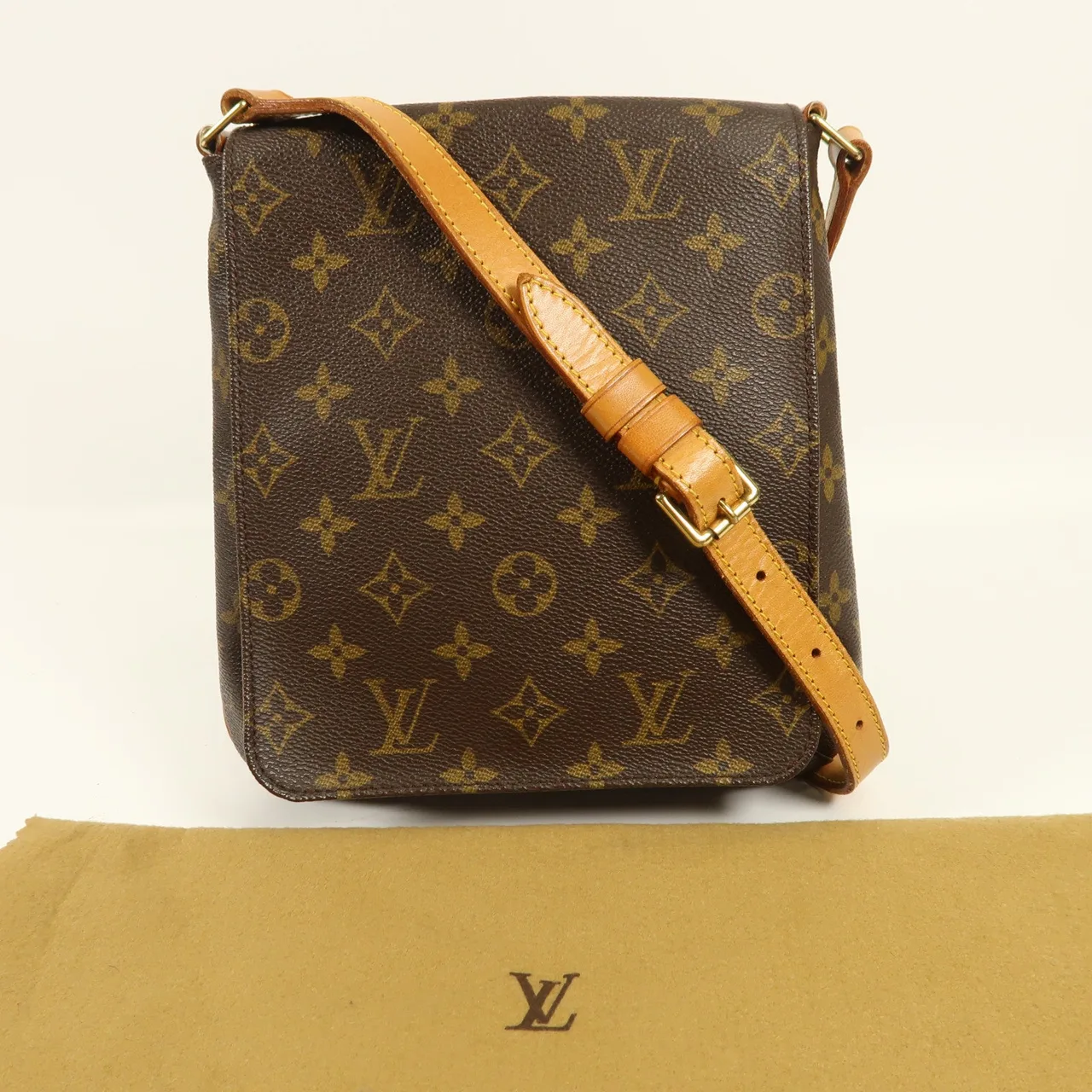 LOUIS VUITTON Musette Salsa M51258 肩背包 塗層帆布 棕色 / Brown 塗層帆布 中古品B - 縮圖 14