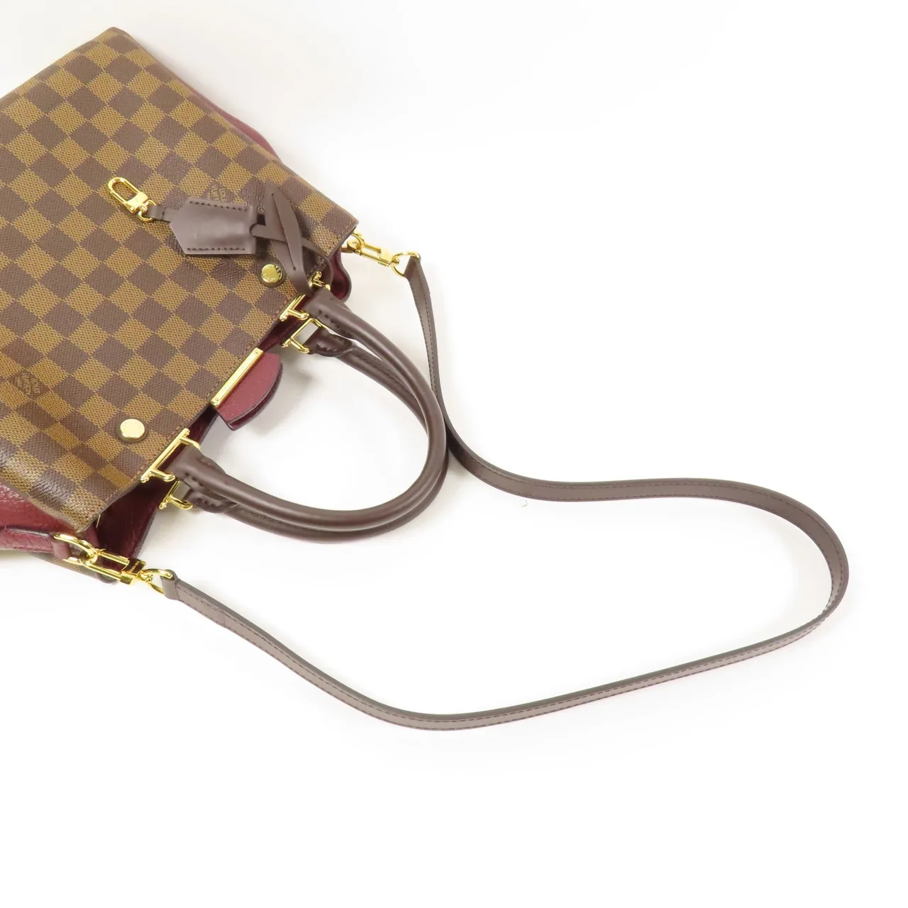 LOUIS VUITTON Brittany N41675 兩用包 塗層帆布 棕色 塗層帆布 中古品A - 縮圖 9