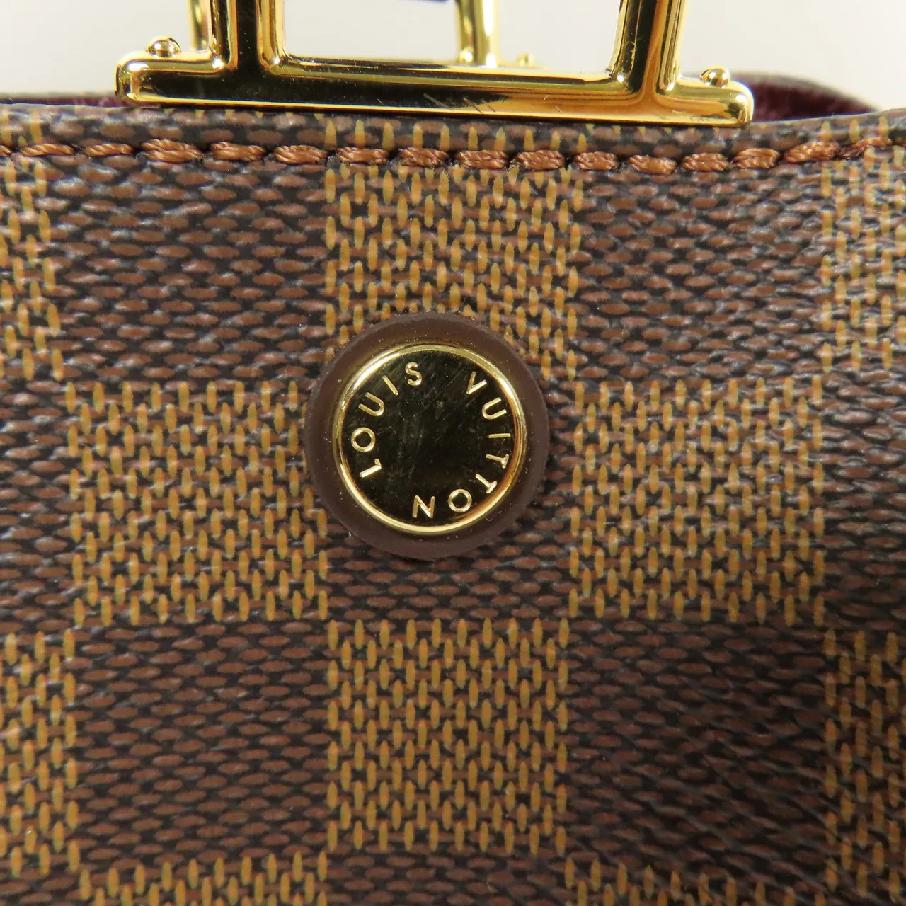 LOUIS VUITTON Brittany N41675 兩用包 塗層帆布 棕色 塗層帆布 中古品A - 縮圖 11