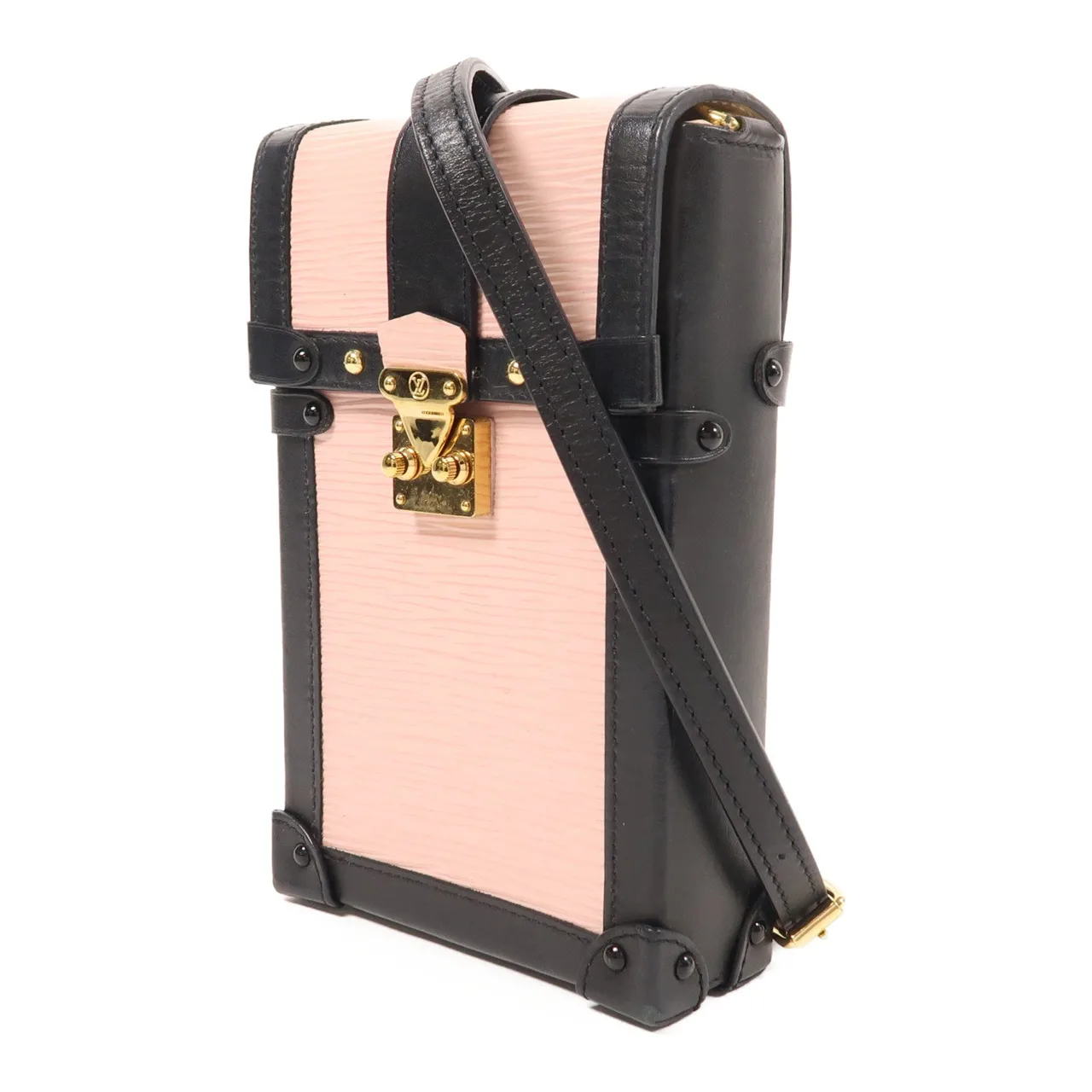 LOUIS VUITTON Trunk M67872 肩背包 牛皮 粉色 / Pink 牛皮 中古品B - 縮圖 3