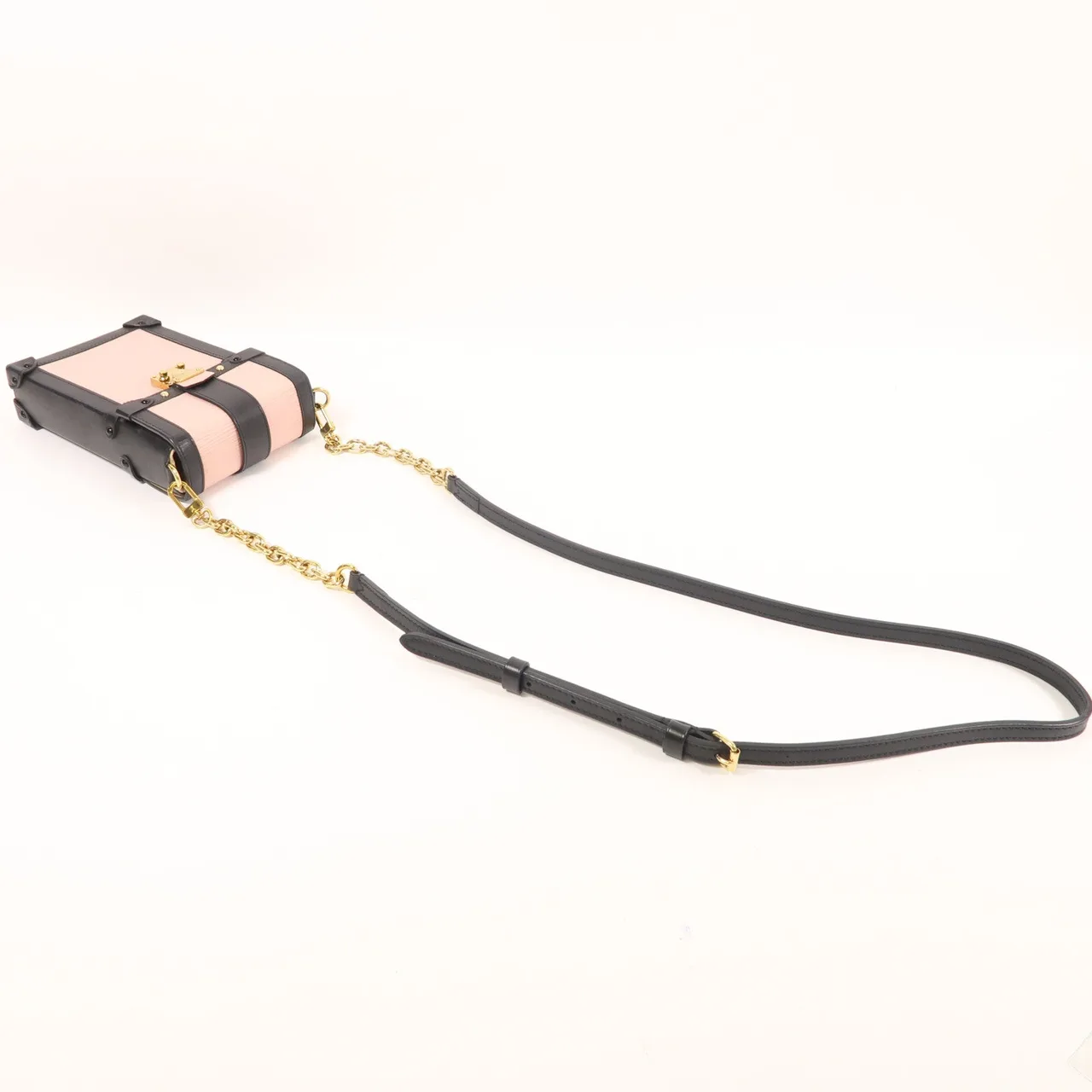 LOUIS VUITTON Trunk M67872 肩背包 牛皮 粉色 / Pink 牛皮 中古品B - 縮圖 8