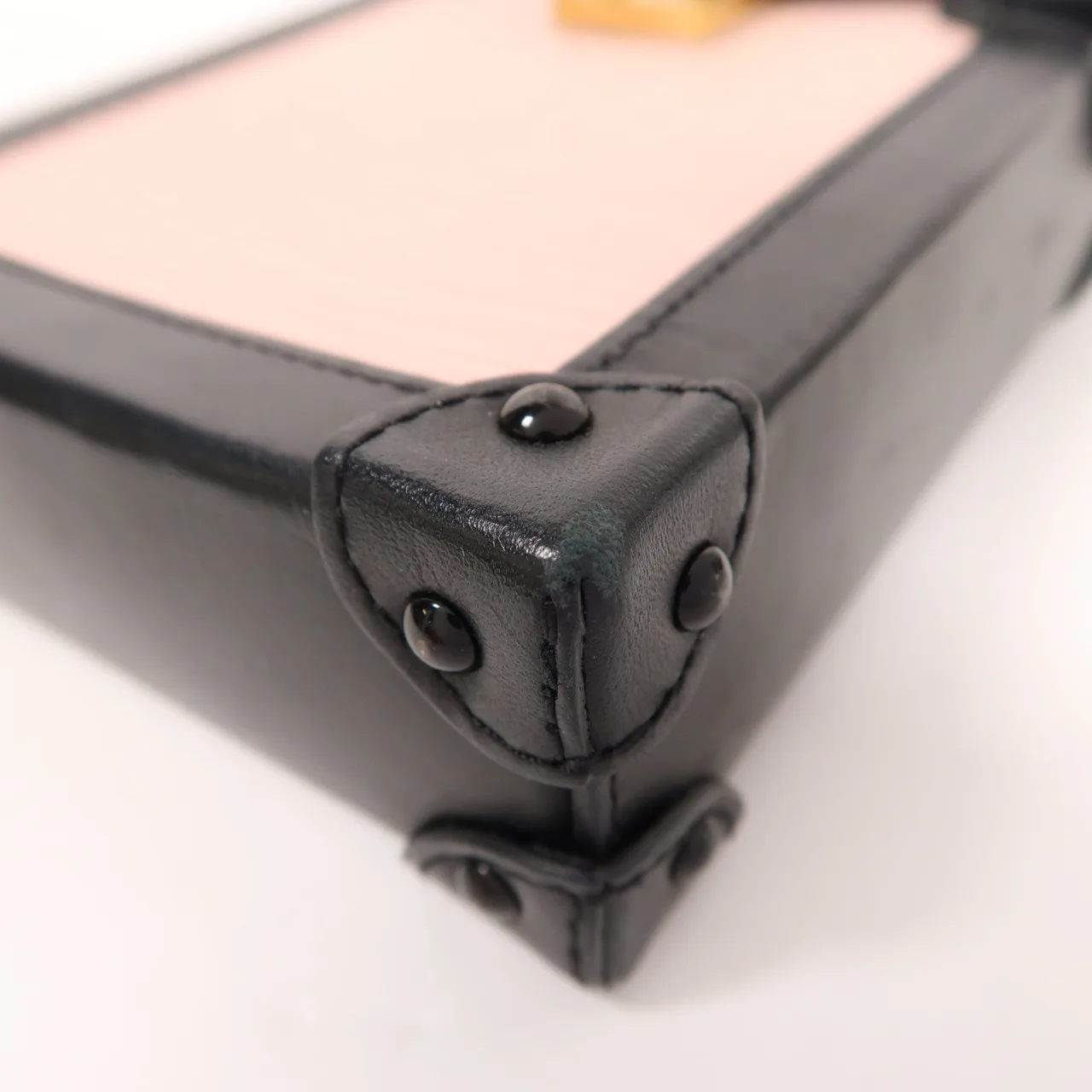 LOUIS VUITTON Trunk M67872 肩背包 牛皮 粉色 / Pink 牛皮 中古品B - 縮圖 10