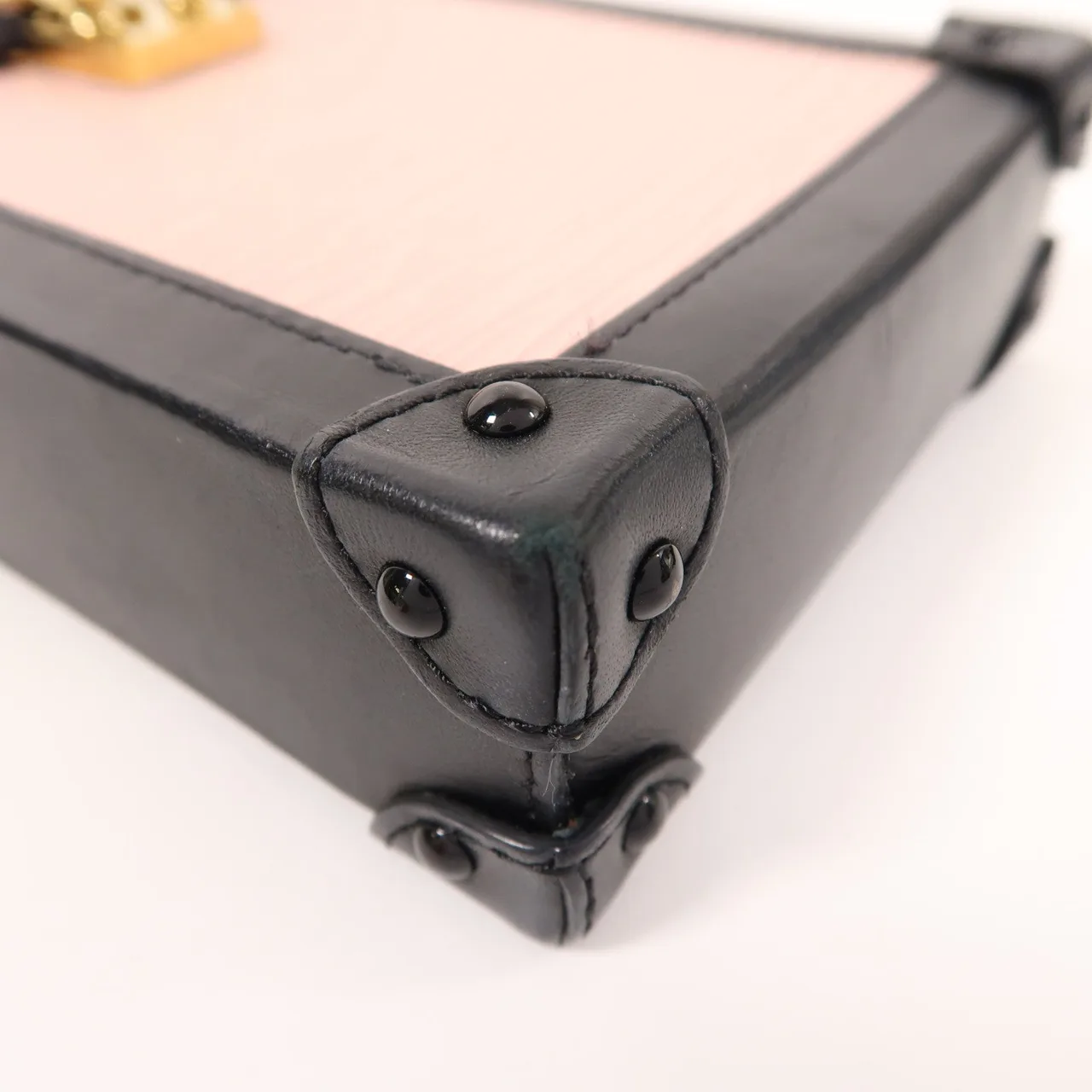 LOUIS VUITTON Trunk M67872 肩背包 牛皮 粉色 / Pink 牛皮 中古品B - 縮圖 11