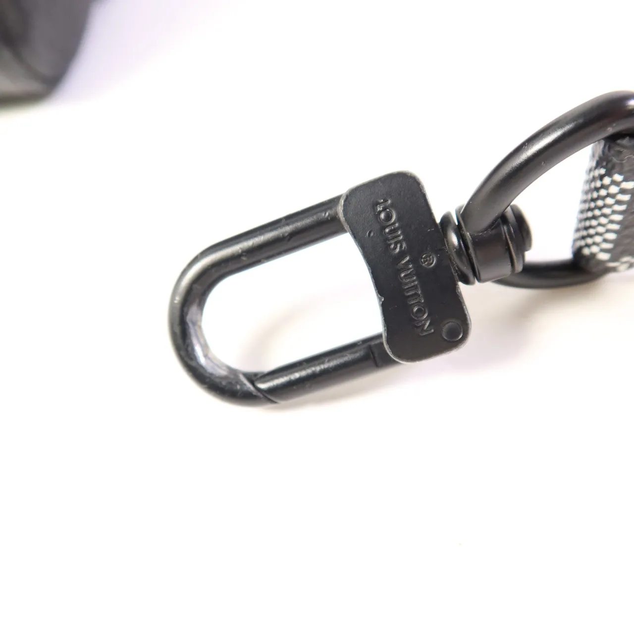 LOUIS VUITTON Keepall M57417 肩背包 牛皮 黑色 / Black 牛皮 中古品B - 縮圖 12