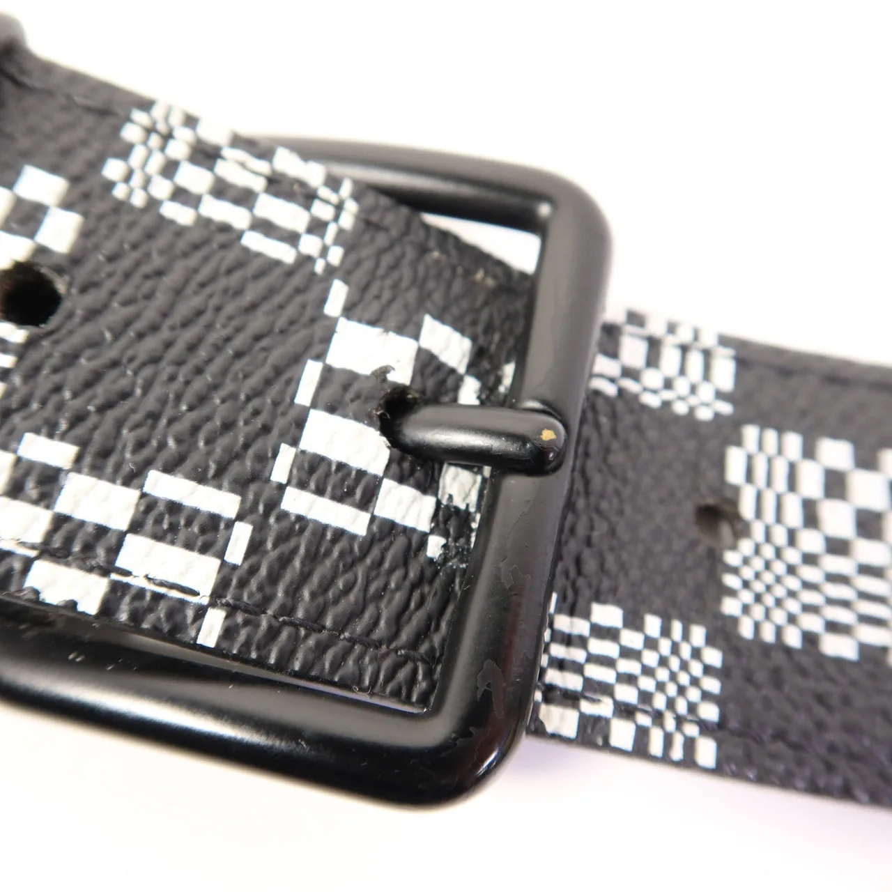 LOUIS VUITTON Keepall M57417 肩背包 牛皮 黑色 / Black 牛皮 中古品B - 縮圖 13