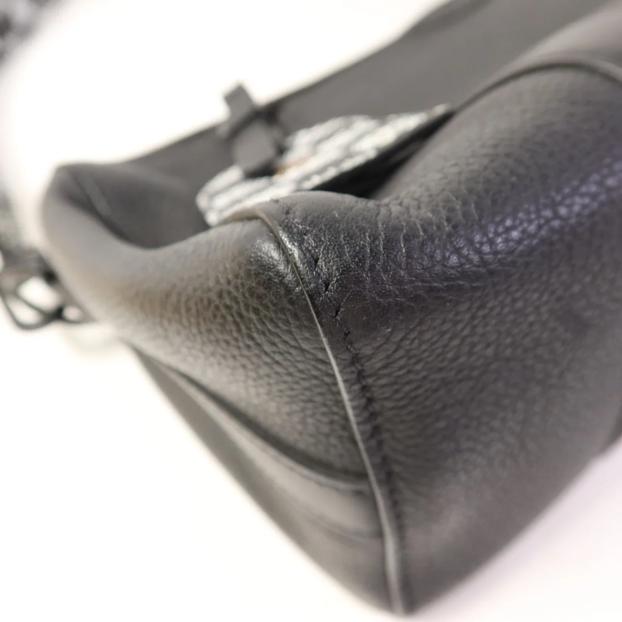 LOUIS VUITTON Keepall M57417 肩背包 牛皮 黑色 / Black 牛皮 中古品B - 縮圖 15