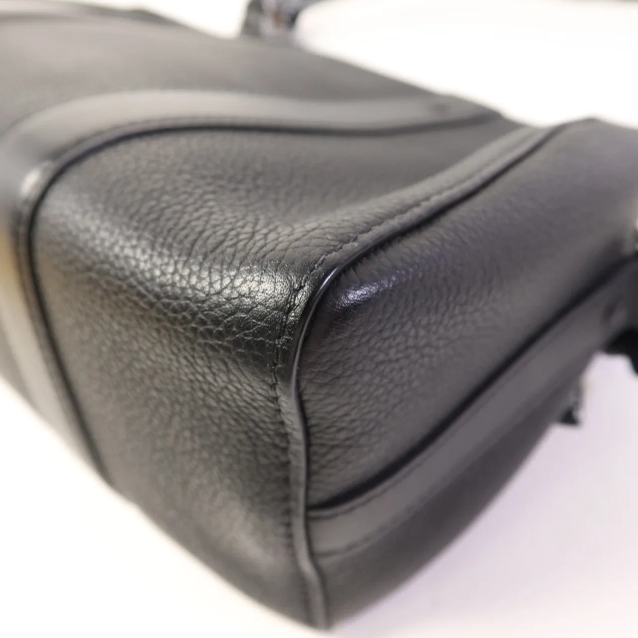 LOUIS VUITTON Keepall M57417 肩背包 牛皮 黑色 / Black 牛皮 中古品B - 縮圖 16