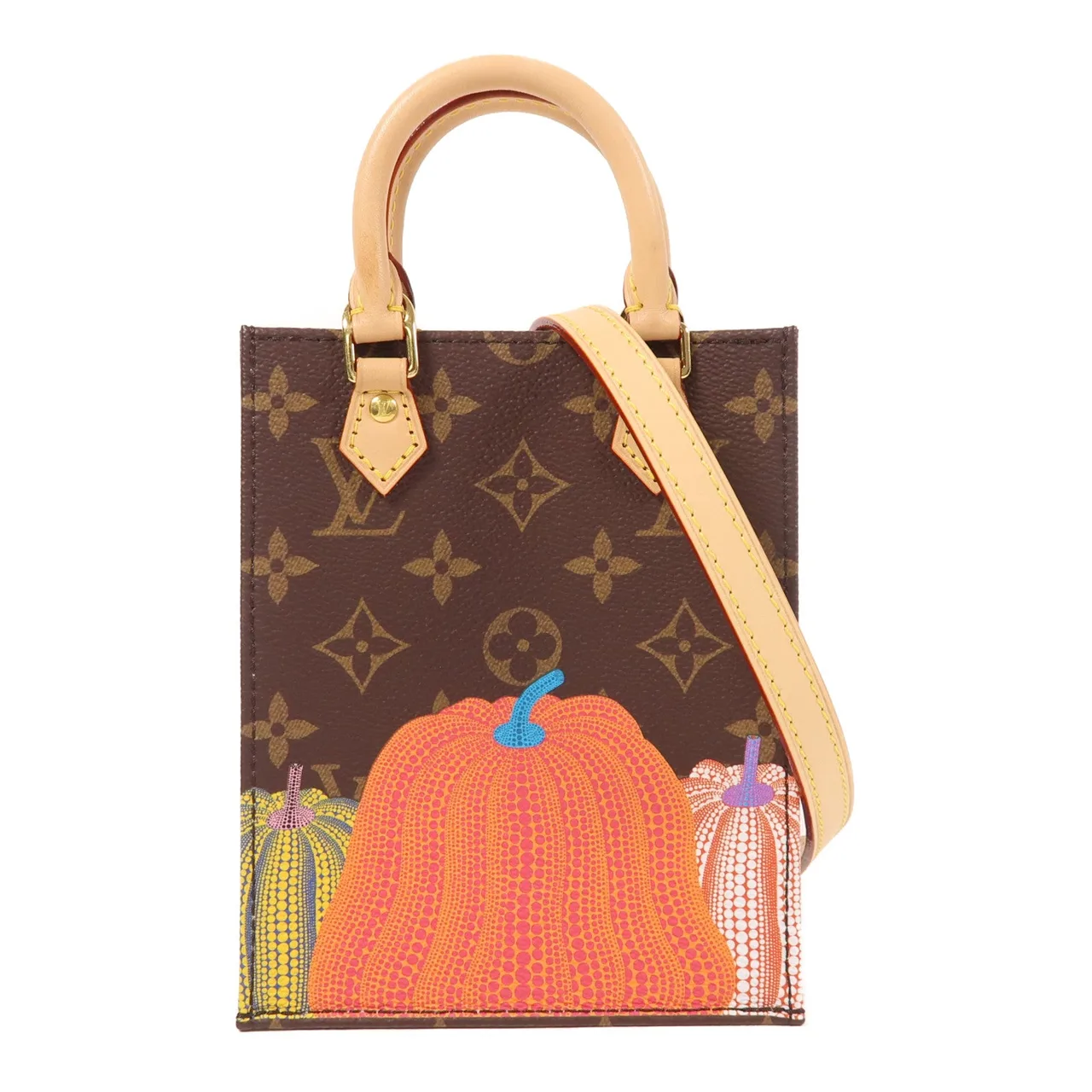 LOUIS VUITTON Sac Plat M82112 兩用包 塗層帆布 棕色 / 多種顏色