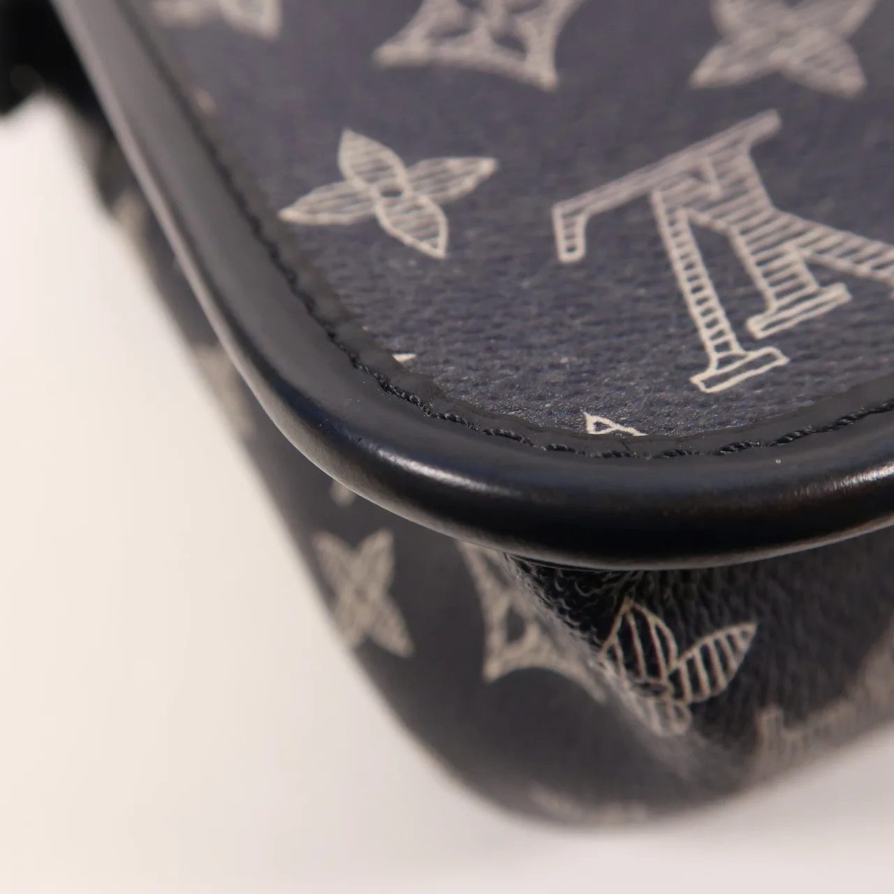 LOUIS VUITTON M54246 肩背包 塗層帆布 藍色 / Blue 塗層帆布 中古品B - 縮圖 12