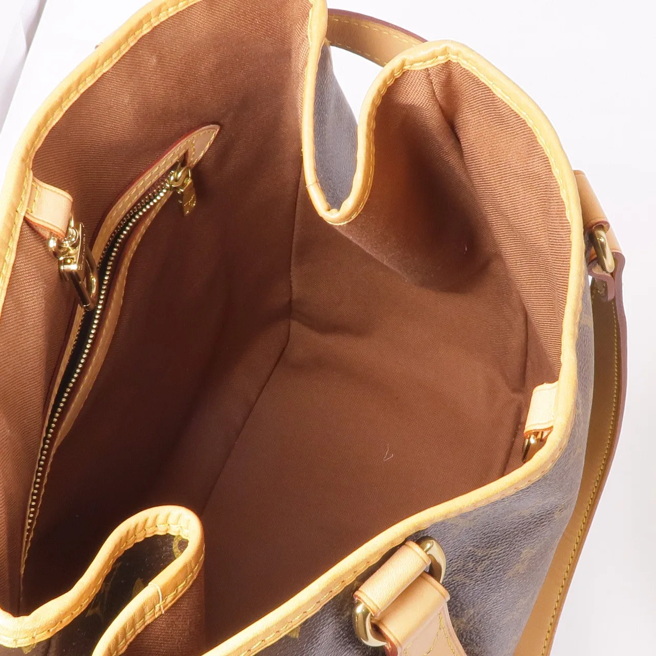 LOUIS VUITTON Batignolles M51153 肩背包 塗層帆布 棕色 塗層帆布 中古品B - 縮圖 12