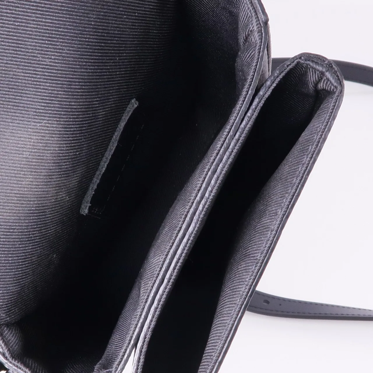 LOUIS VUITTON S-Lock M82252 肩背包 塗層帆布 黑色 塗層帆布 中古品B - 縮圖 14