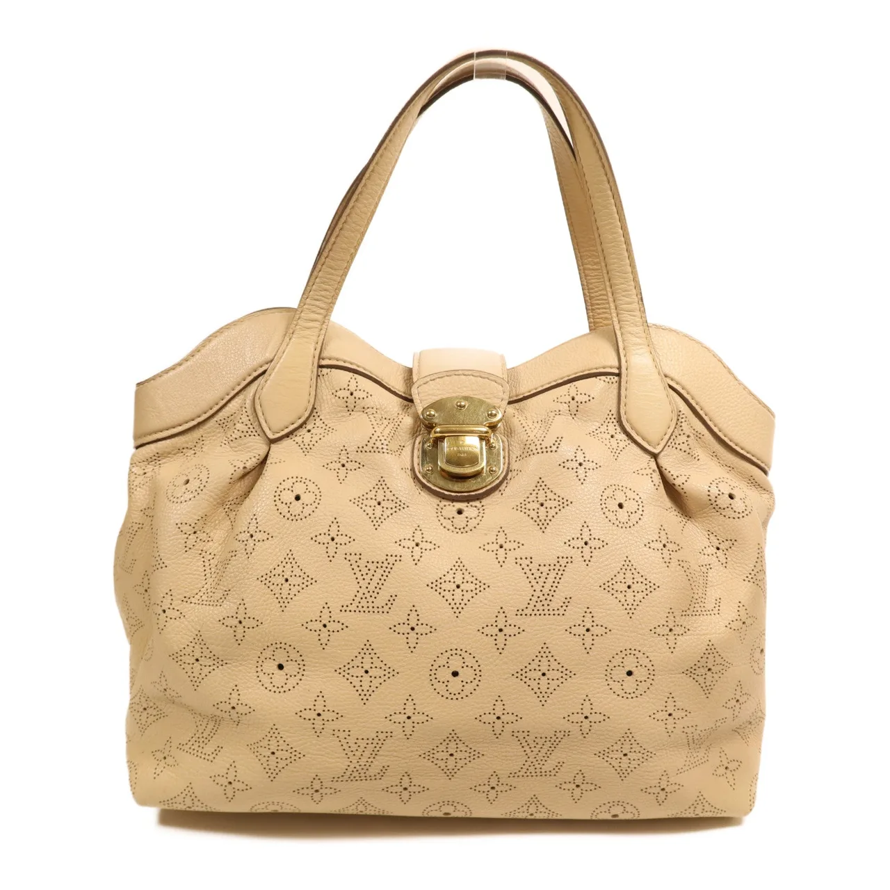 LOUIS VUITTON M93081 手提包 牛皮 米色 / Beige