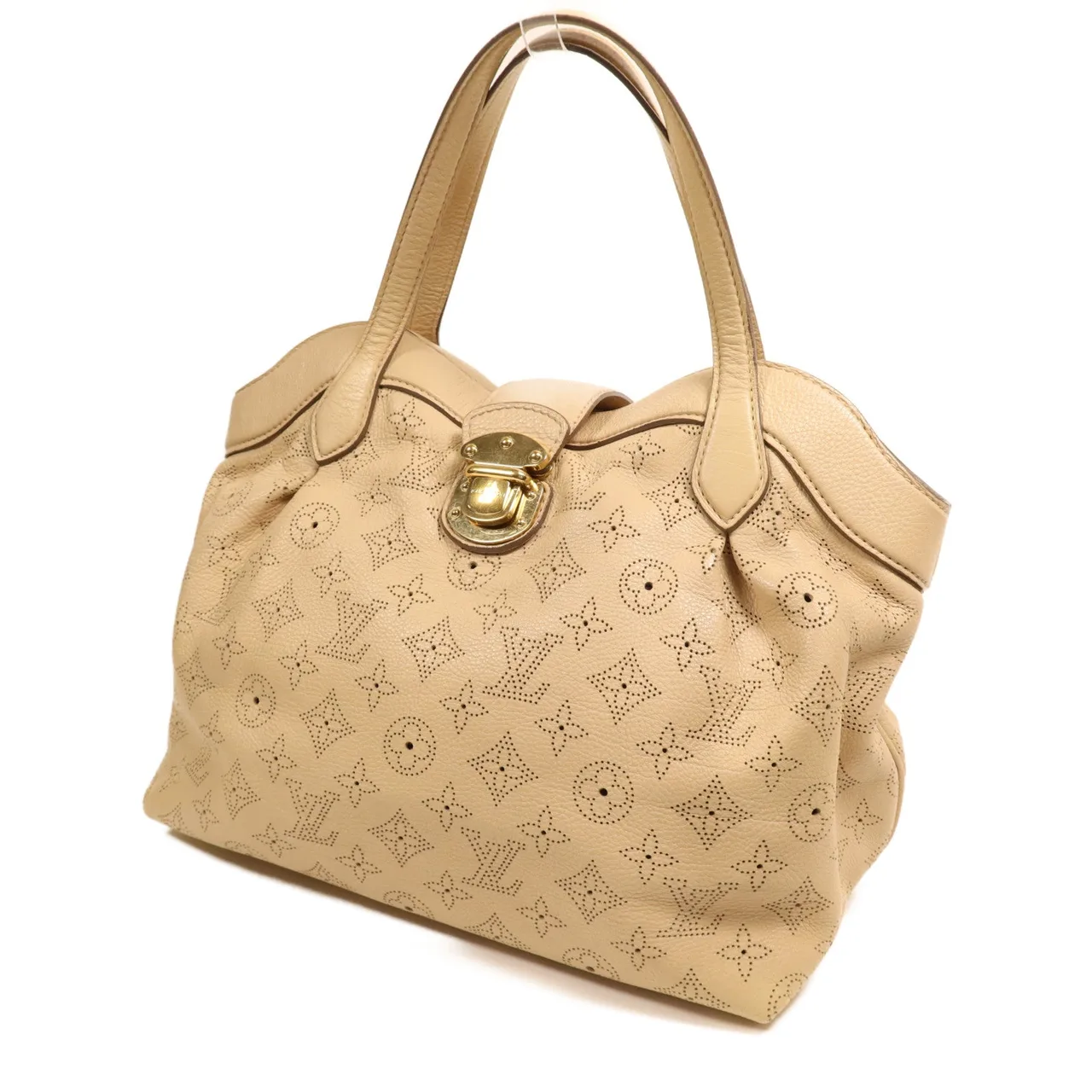 LOUIS VUITTON M93081 手提包 牛皮 米色 / Beige 牛皮 中古品B - 縮圖 3