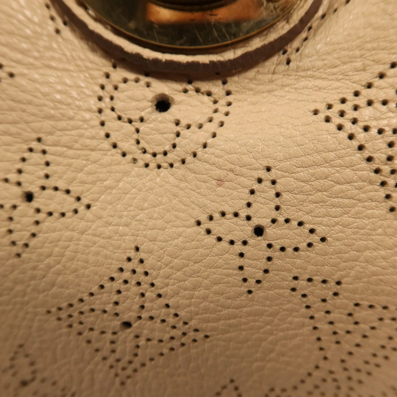 LOUIS VUITTON M93081 手提包 牛皮 米色 / Beige 牛皮 中古品B - 縮圖 10