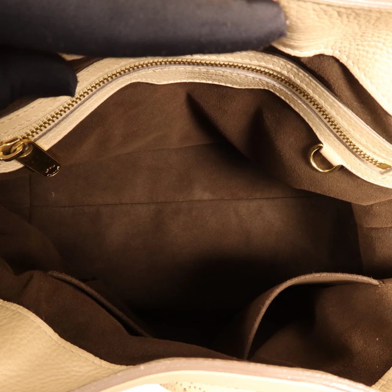 LOUIS VUITTON M93081 手提包 牛皮 米色 / Beige 牛皮 中古品B - 縮圖 12