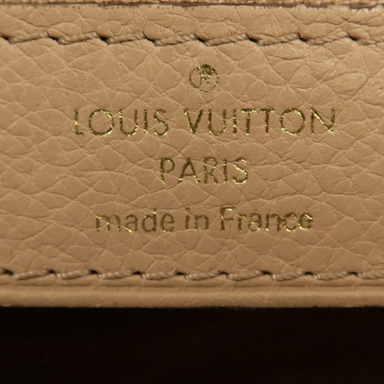 LOUIS VUITTON M93081 手提包 牛皮 米色 / Beige 牛皮 中古品B - 縮圖 13